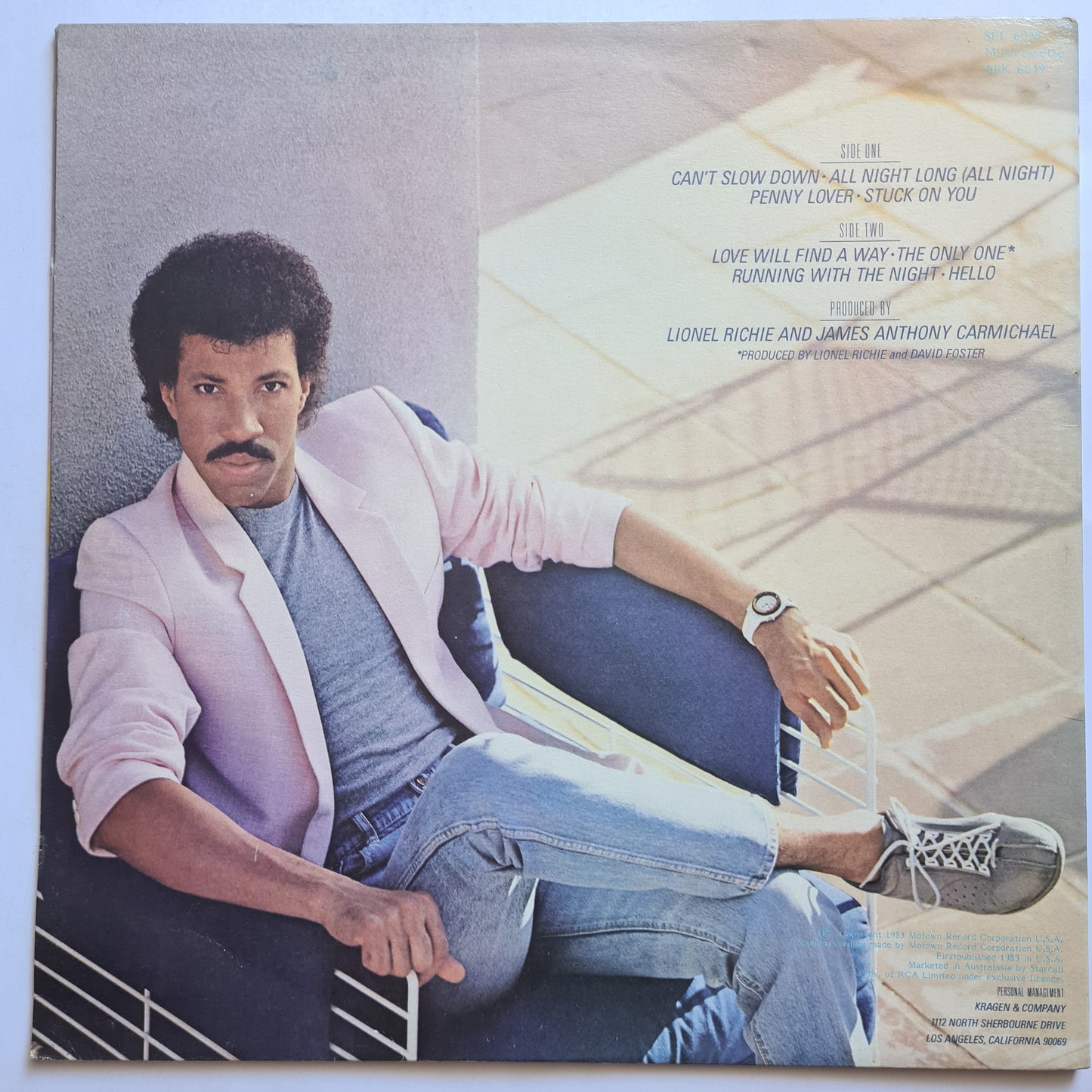 Lionel Richie – Can't Slow Down - 1983 (Gatefold) - Vinyl Record LP