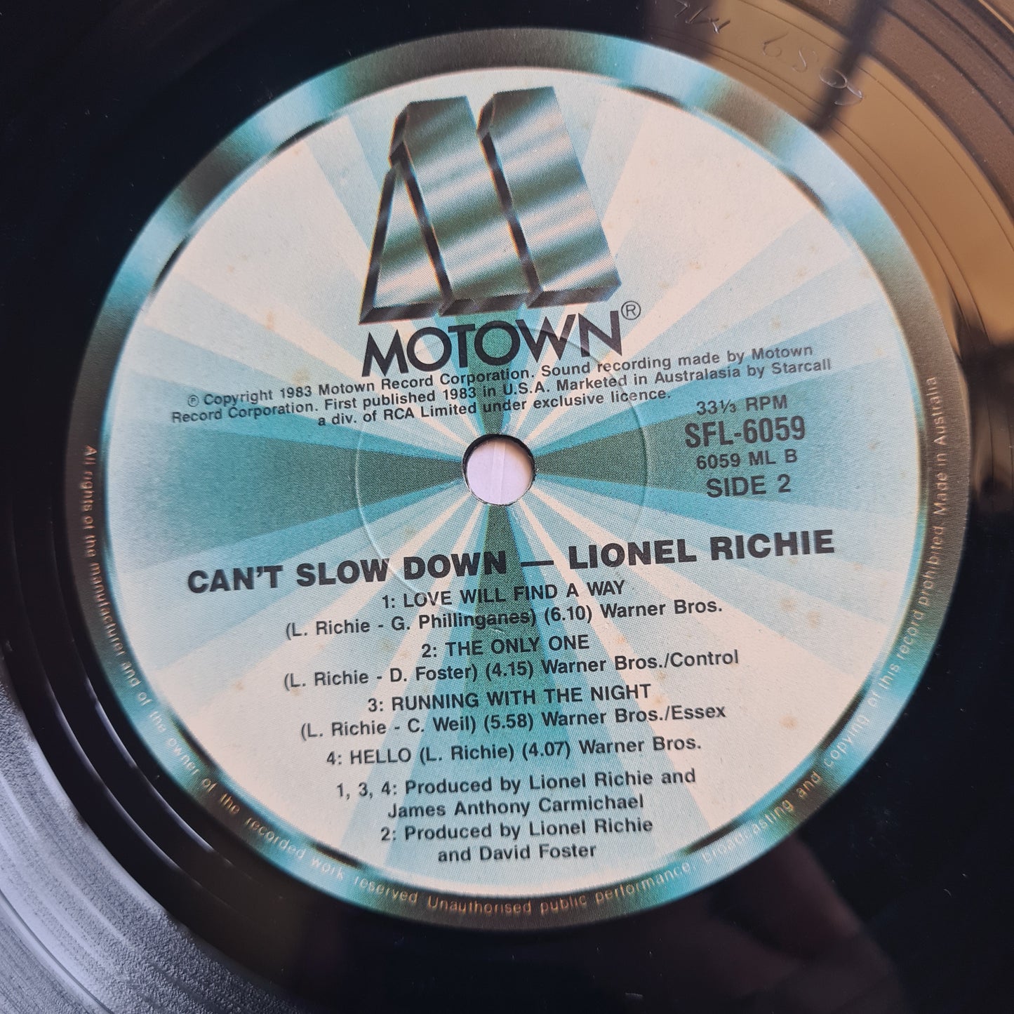 Lionel Richie – Can't Slow Down - 1983 (Gatefold) - Vinyl Record LP