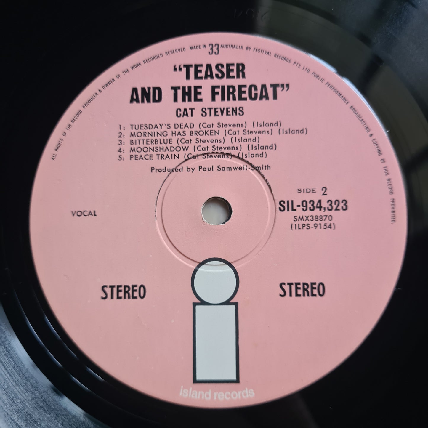 Cat Stevens – Teaser & The Firecat (Australian Pressing- Near mint) - 1971 - Vinyl Record LP