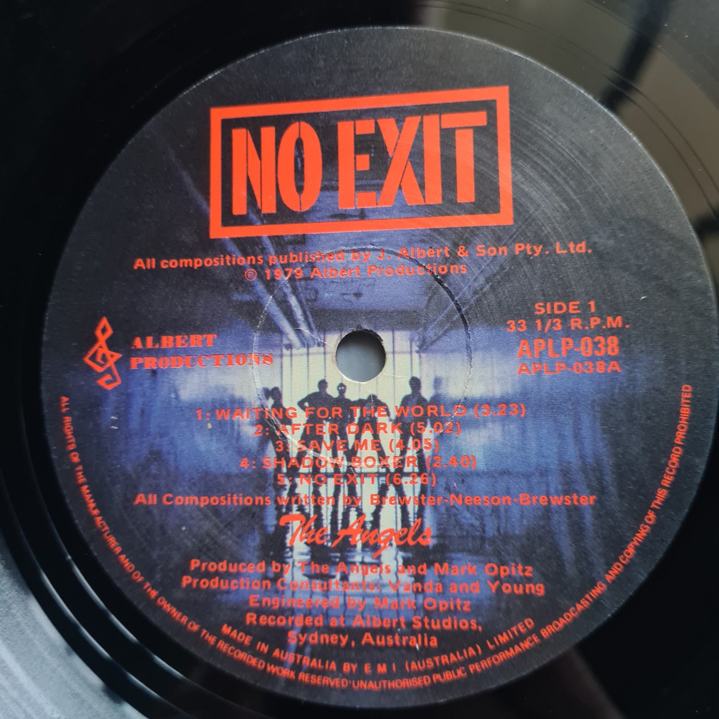 The Angels – No Exit - 1979 (Gatefold) - Vinyl Record LP