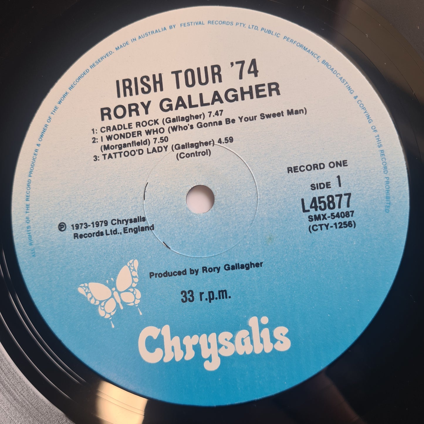 Rory Gallagher – Irish Tour '74 - 1979 - Vinyl Record 2LP