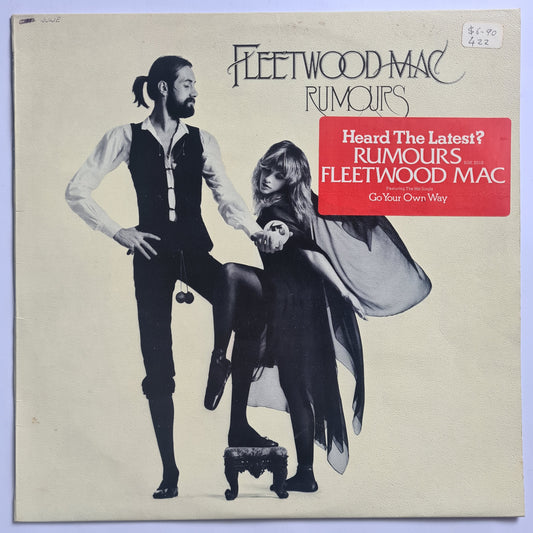 Fleetwood Mac – Rumours - 1977 - Vinyl Record LP (Textured cover with Hype Sticker)