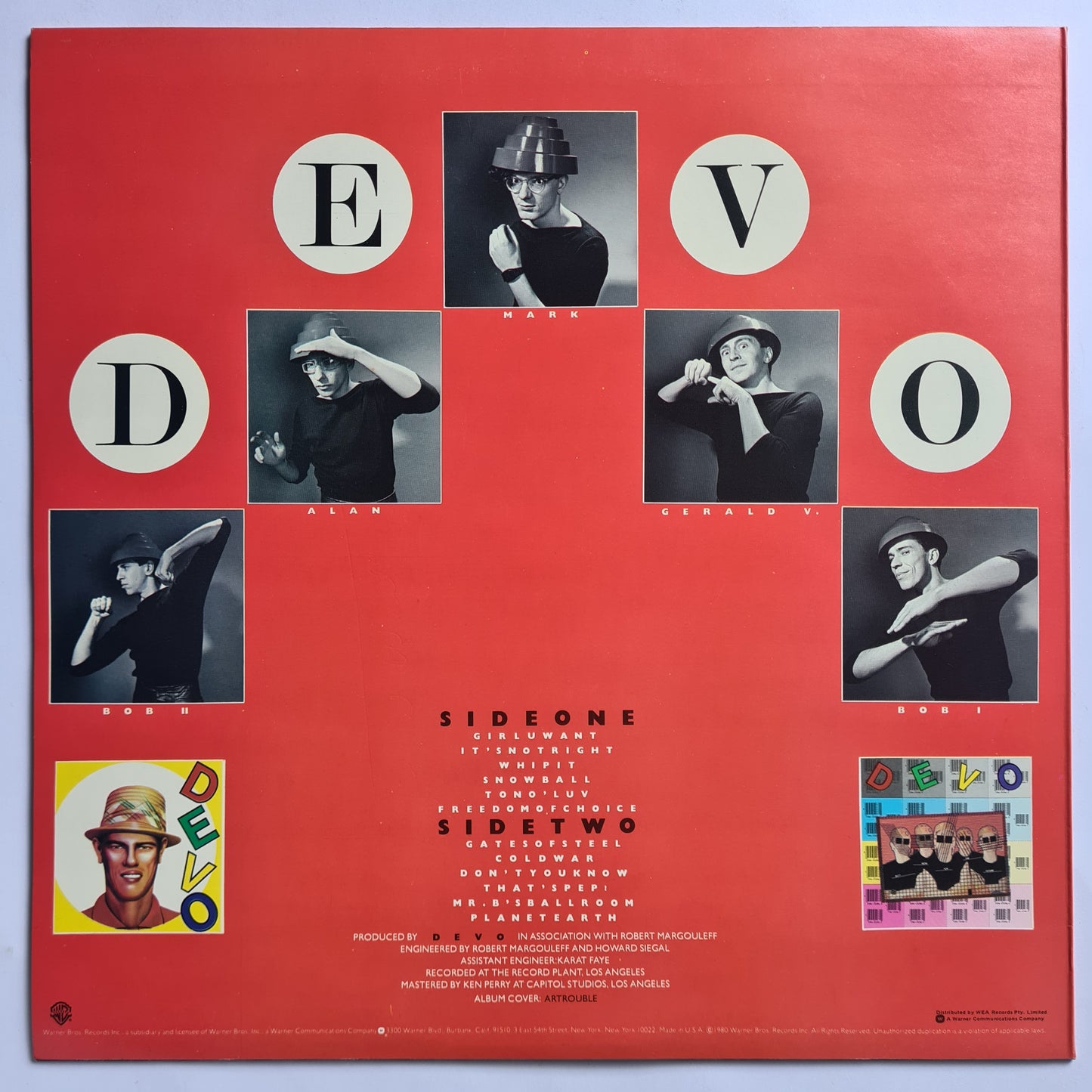 Devo – Freedom Of Choice - 1980 - Vinyl Record LP