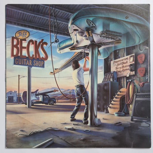 Jeff Beck with Terry Bozzio and Tony Hymas ‎ – Jeff Beck's Guitar Shop - 1989 - Vinyl Record LP