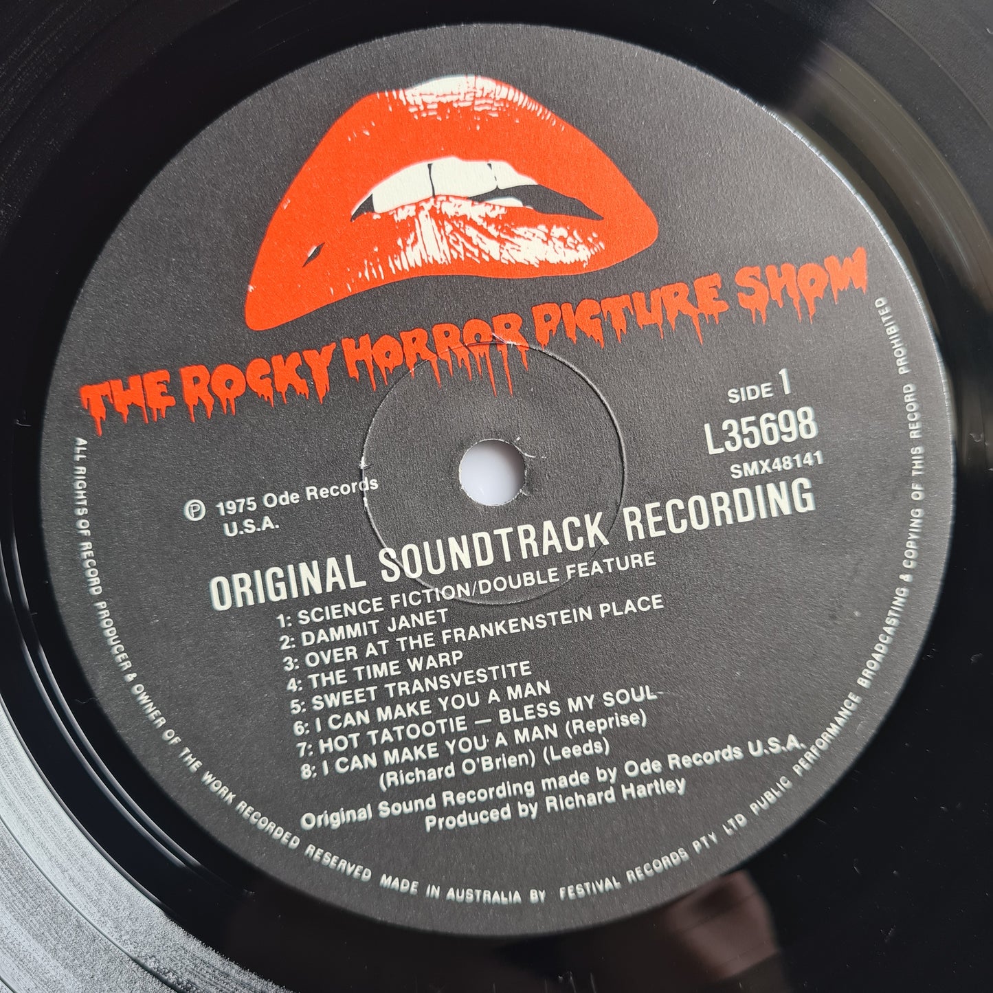 The Rocky Horror Picture Show – Meatloaf, Tim Curry, Susan Sarandon, etc - 1975 (1977 pressing) Vinyl Record LP