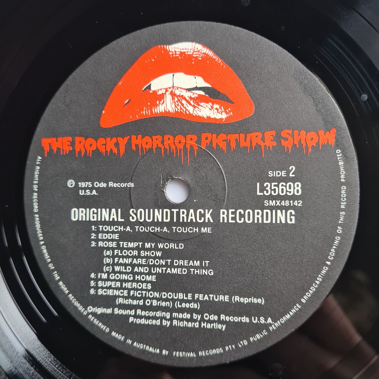 The Rocky Horror Picture Show – Meatloaf, Tim Curry, Susan Sarandon, etc - 1975 (1977 pressing) Vinyl Record LP