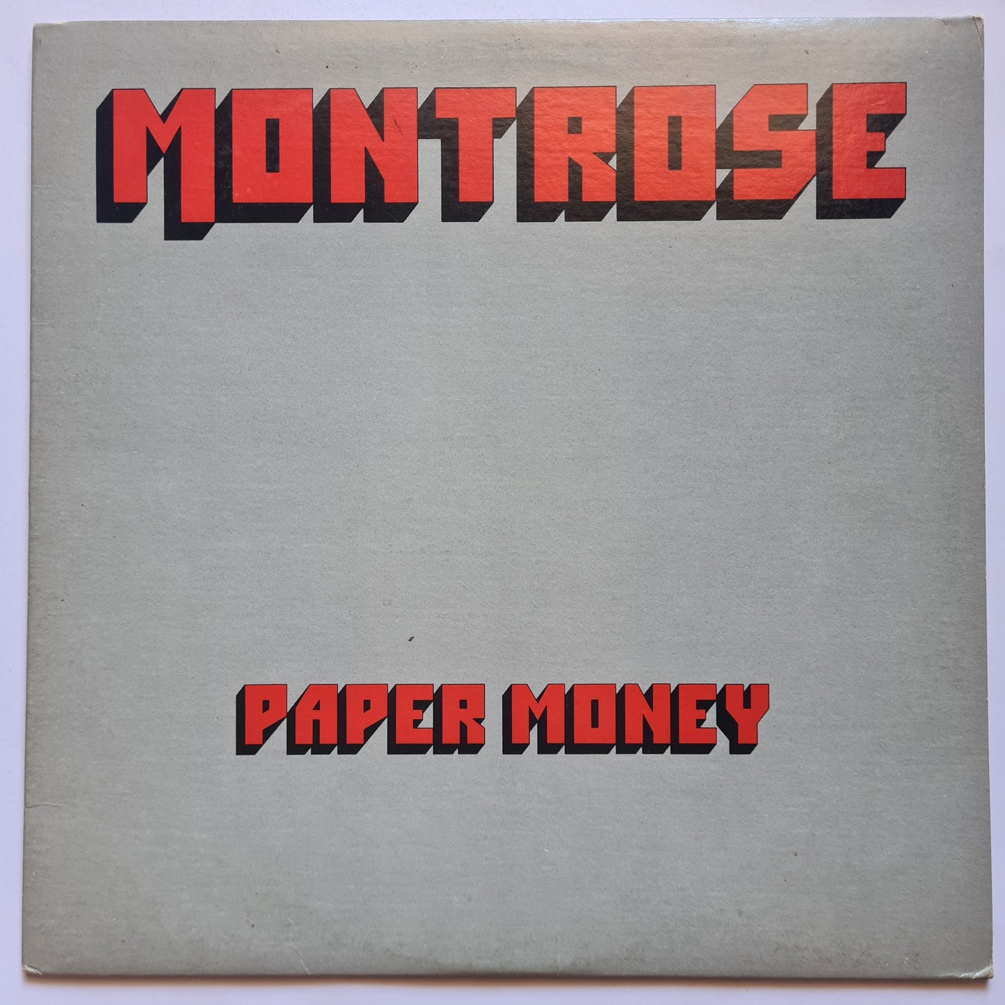 Montrose (Sammy Hagar/Van Halen) – Paper Money - 1974 (1978 USA Pressing) - Vinyl Record LP