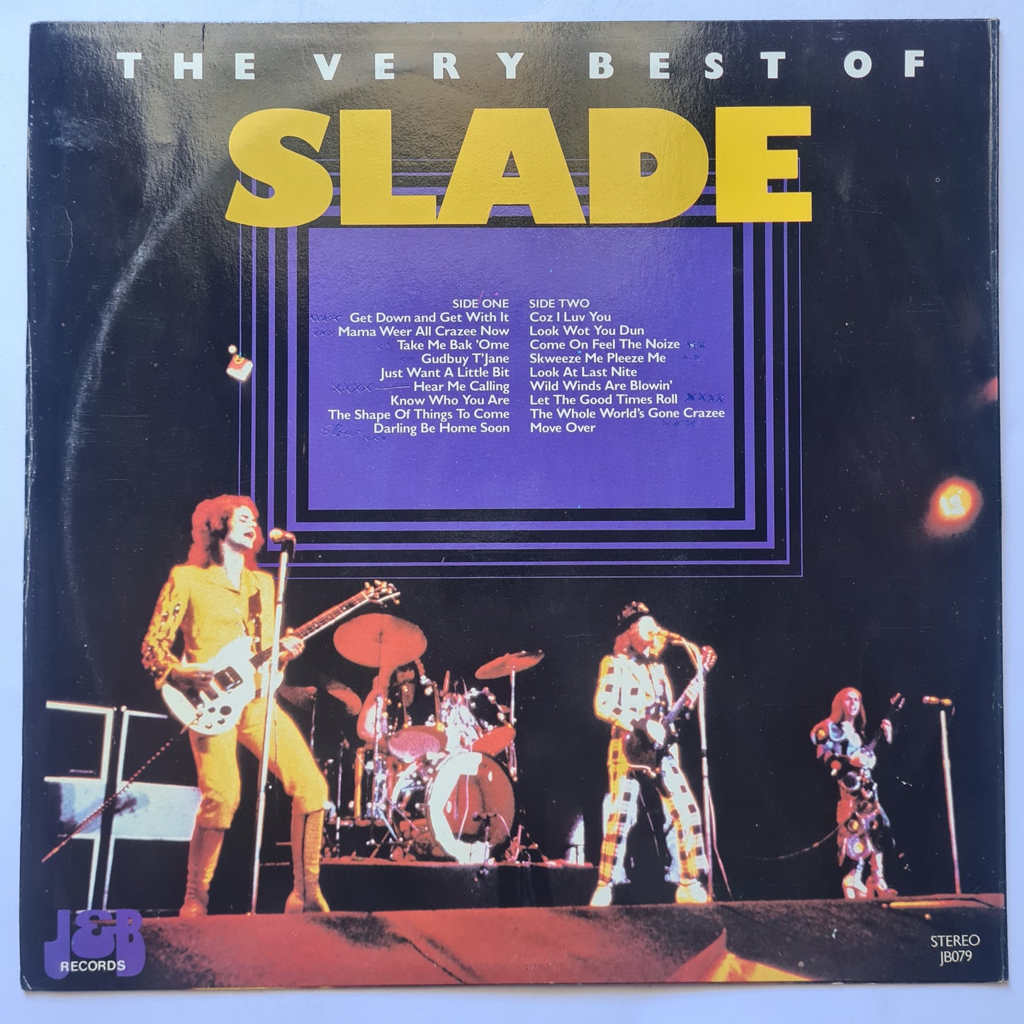 Slade – The Very Best Of Slade - 1982 - Vinyl Record LP