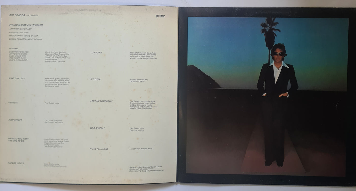 Boz Scaggs – Silk Degrees- 1976 (Gatefold) - Vinyl Record