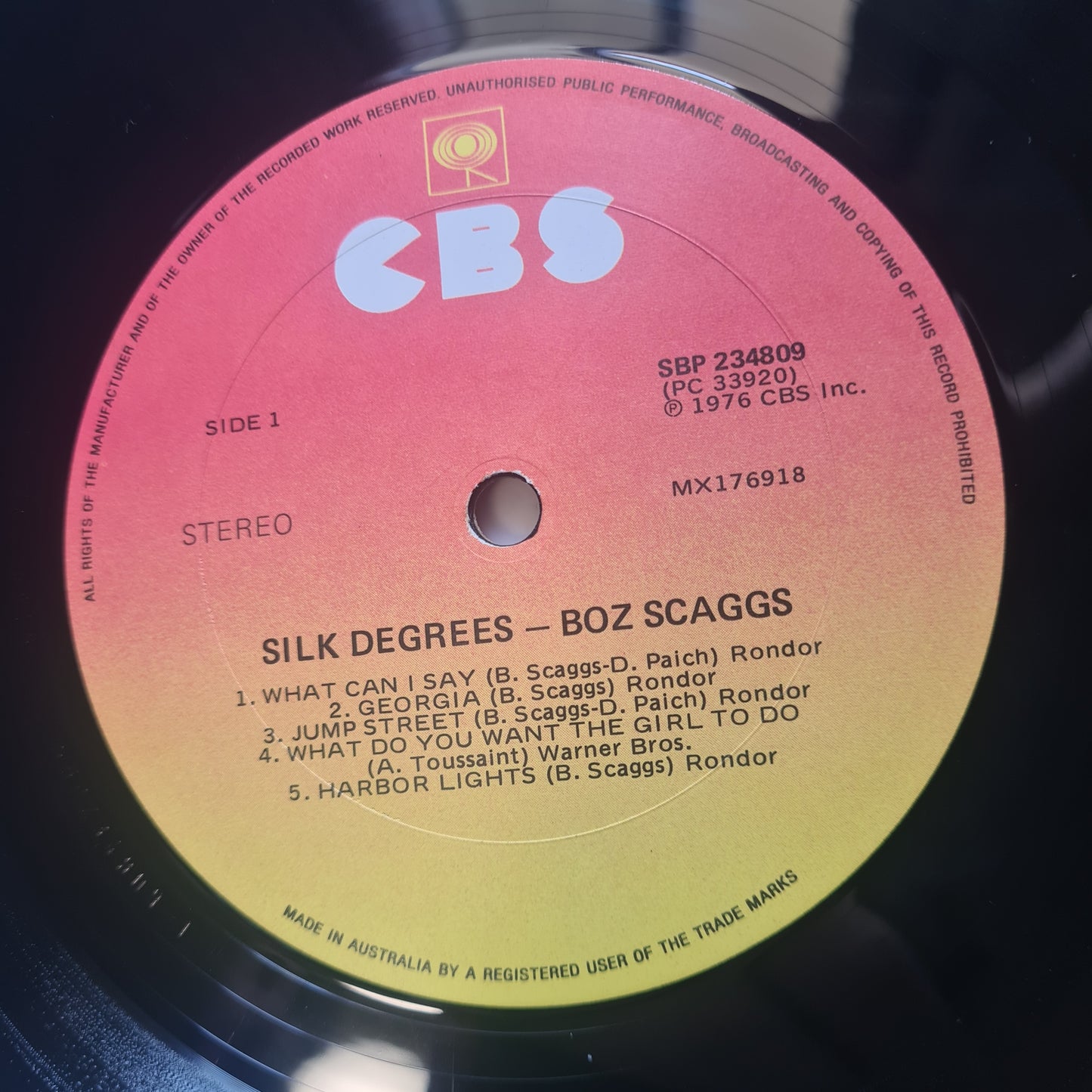 Boz Scaggs – Silk Degrees- 1976 (Gatefold) - Vinyl Record