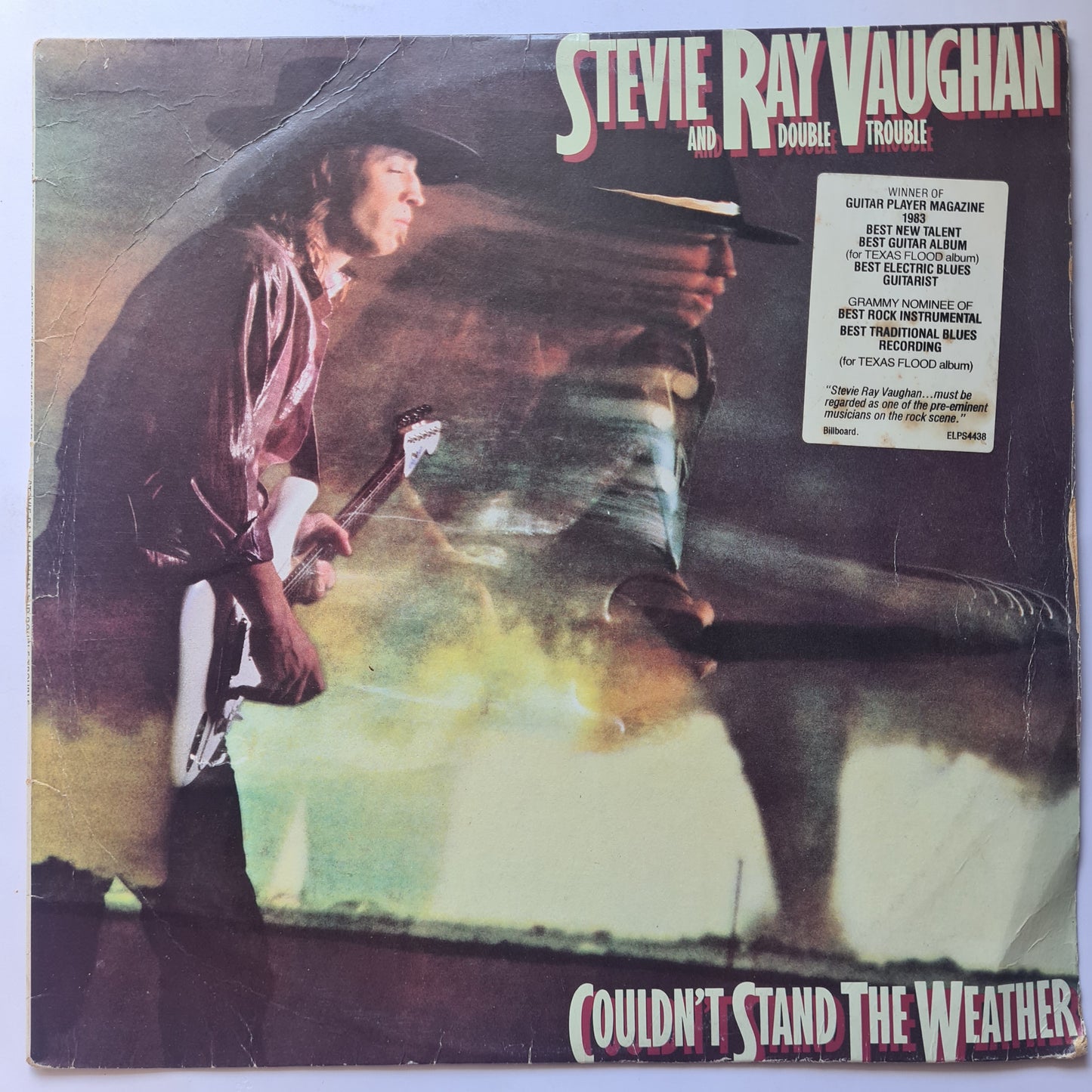 Stevie Ray Vaughan And Double Trouble – Couldn't Stand The Weather- 1984 - Vinyl Record LP