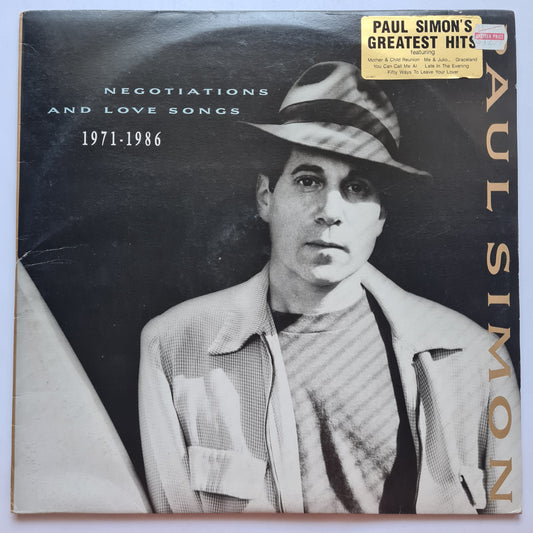 Paul Simon – Negotiations And Love Songs (1971-1986) - 1988 - Vinyl Record 2 LP (Greatest Hits)