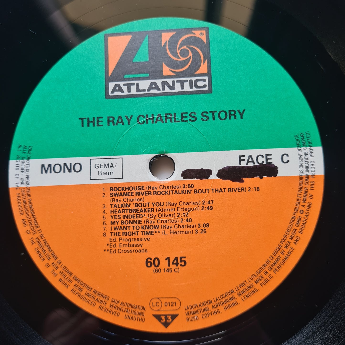 Ray Charles – Ray Charles Story (Greatest Hits) - 1979 - Vinyl Record 2LP