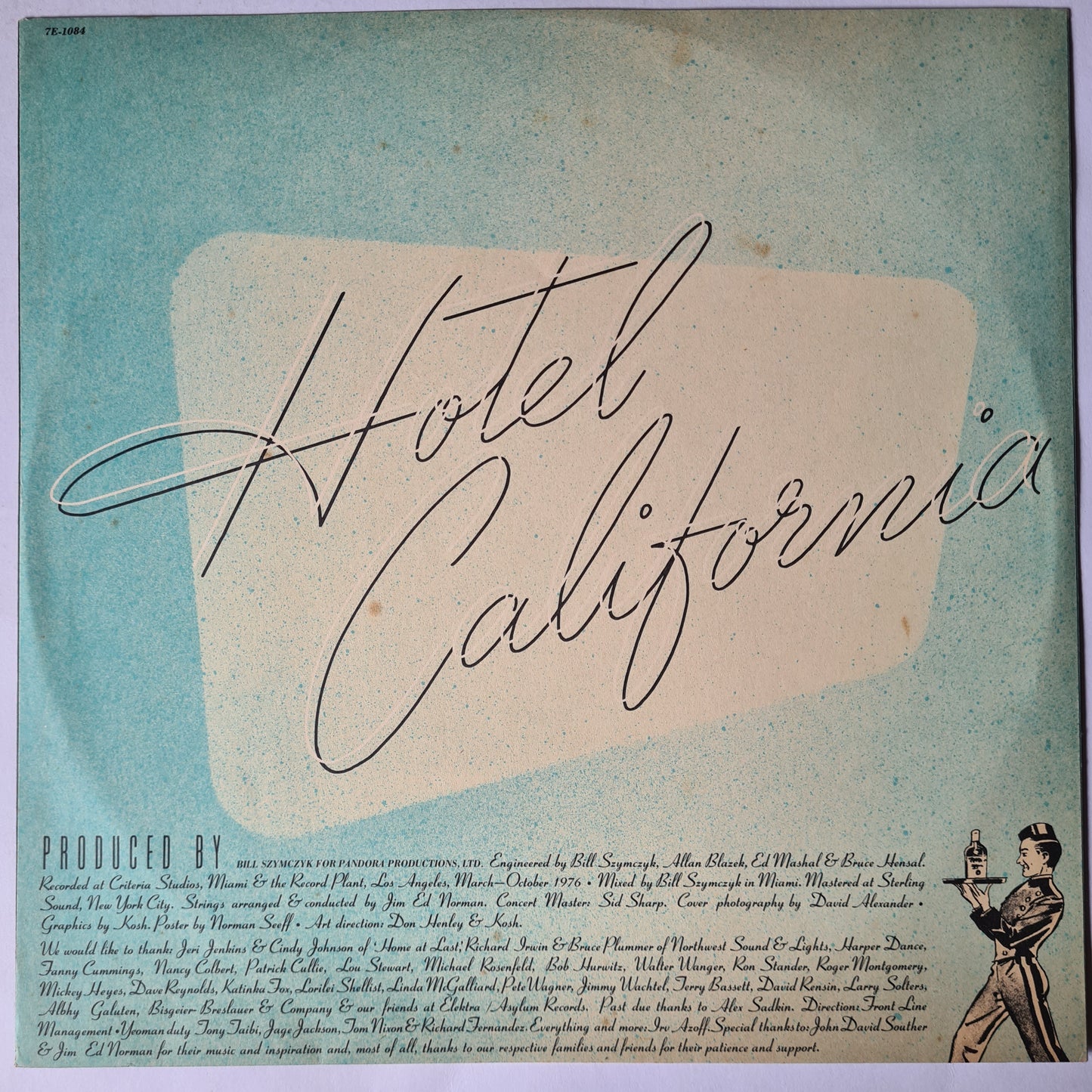 The Eagles – Hotel California - 1976 (Gatefold with poster) - Vinyl Record LP