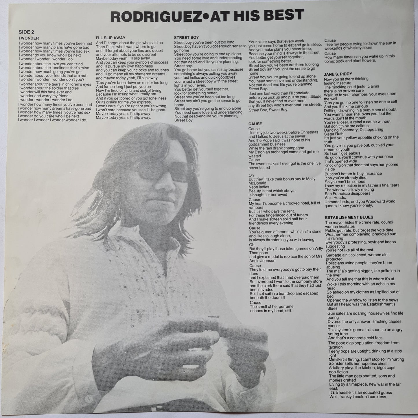 Rodriguez – At His Best - 1977 (Australian Pressing) - Vinyl Record LP