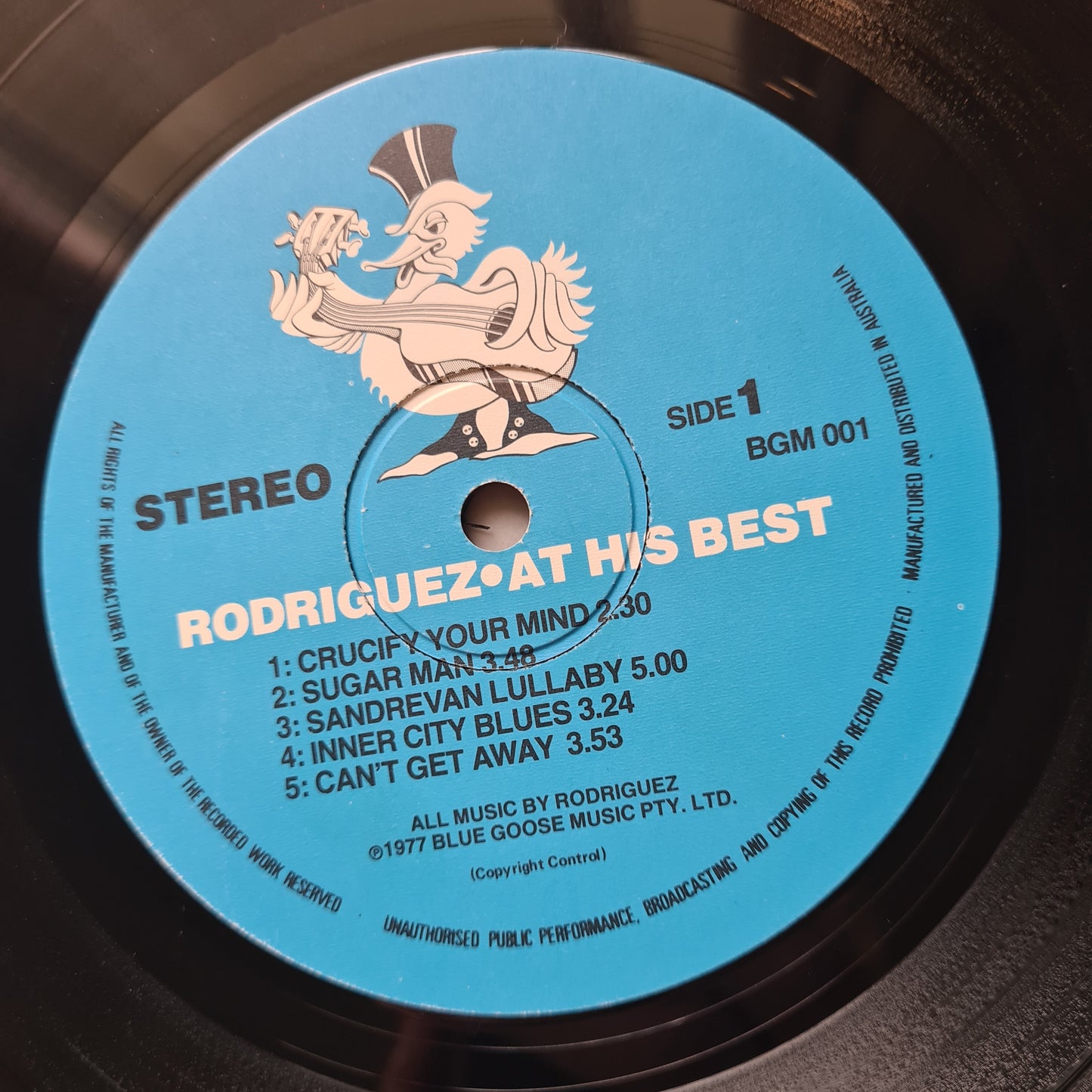 Rodriguez – At His Best - 1977 (Australian Pressing) - Vinyl Record LP