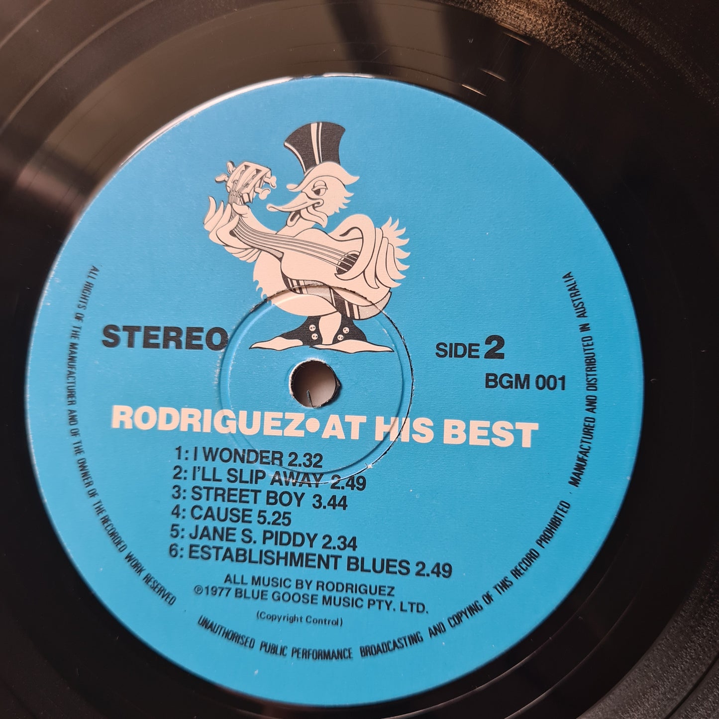 Rodriguez – At His Best - 1977 (Australian Pressing) - Vinyl Record LP