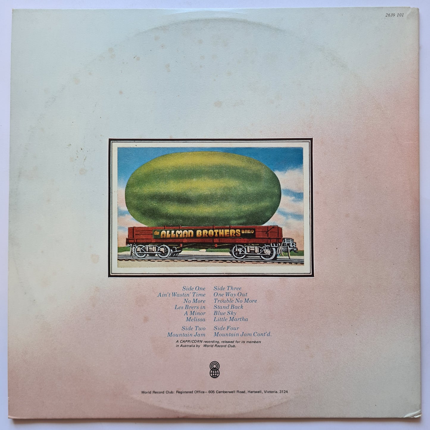 The Allman Brothers Band – Eat A Peach - 1976 - Vinyl Record 2LP (near mint)