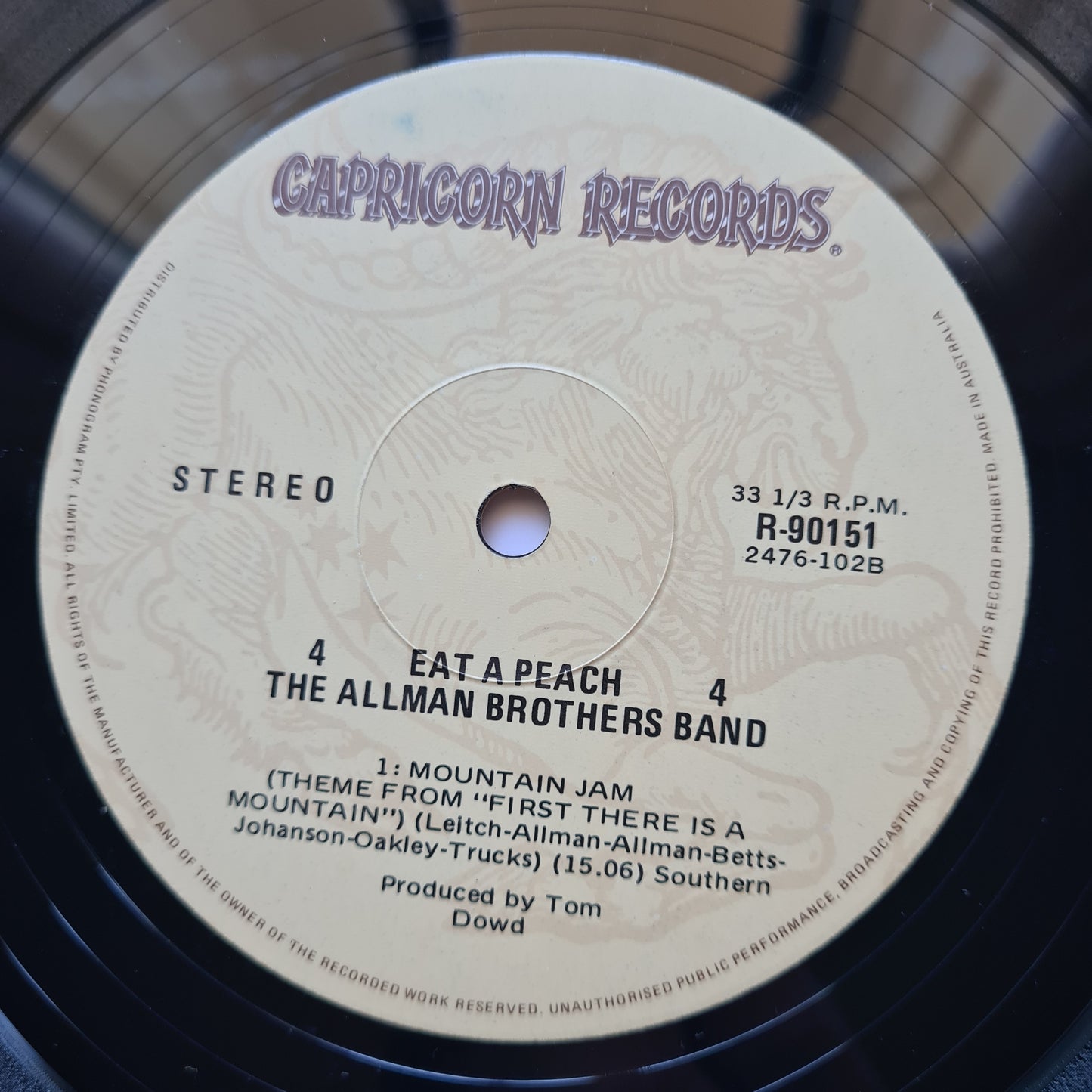 The Allman Brothers Band – Eat A Peach - 1976 - Vinyl Record 2LP (near mint)