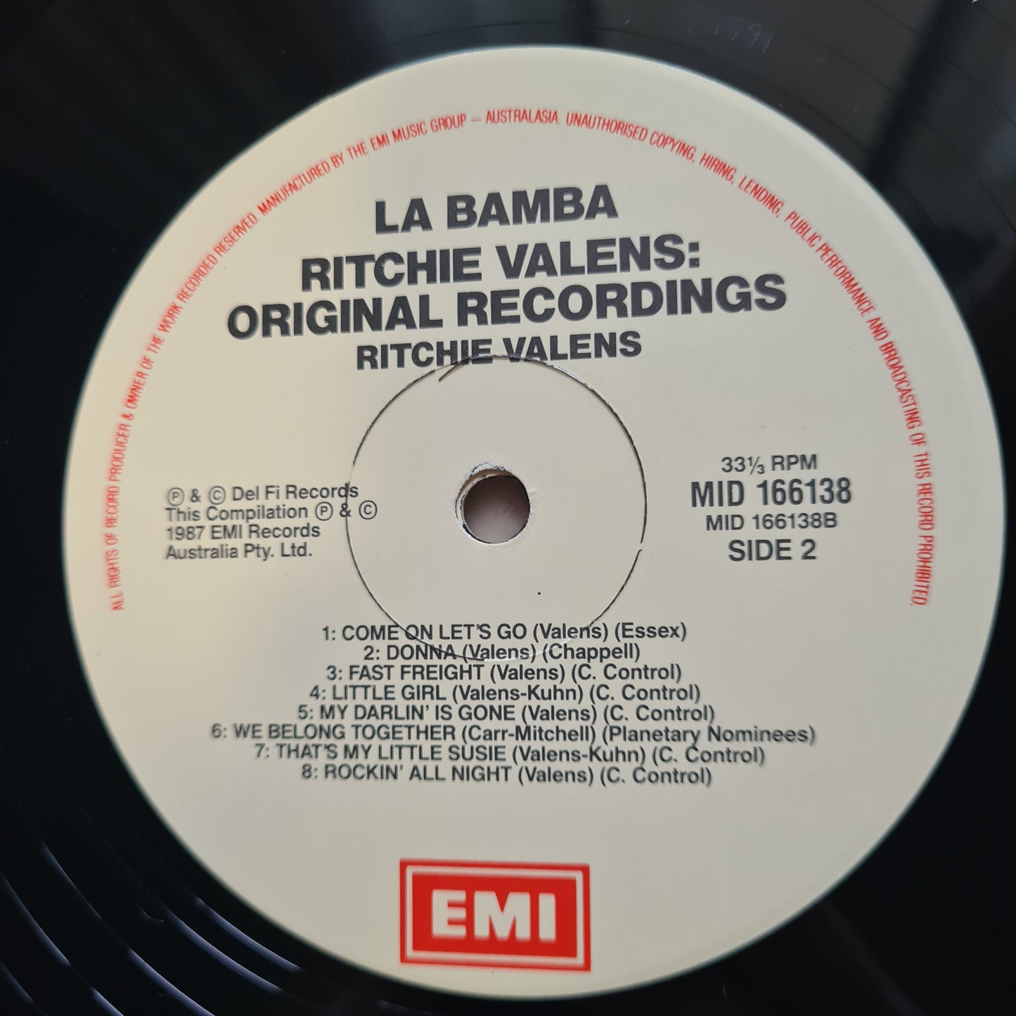 Richie Valens – La Bamba - 1987 - Vinyl Record LP (near mint)