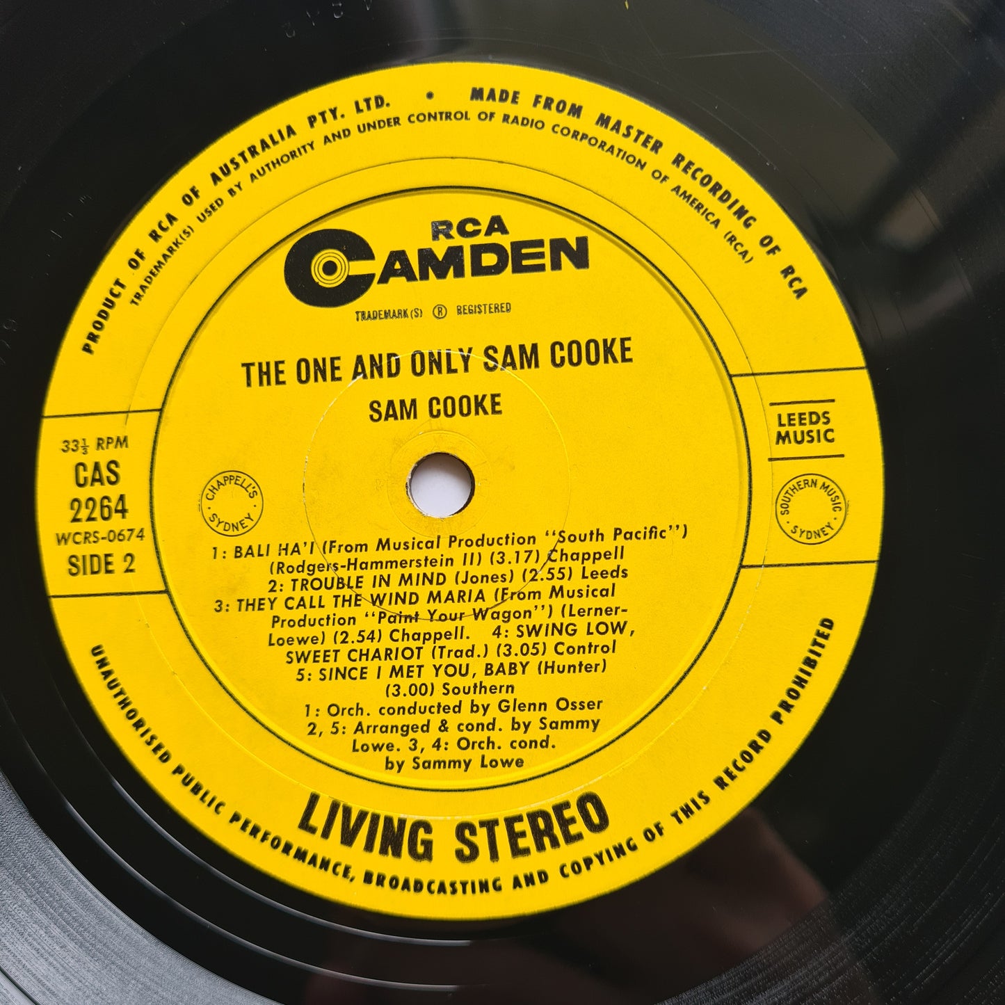 Sam Cooke – The One And Only Sam Cooke - 1969 - Vinyl Record LP