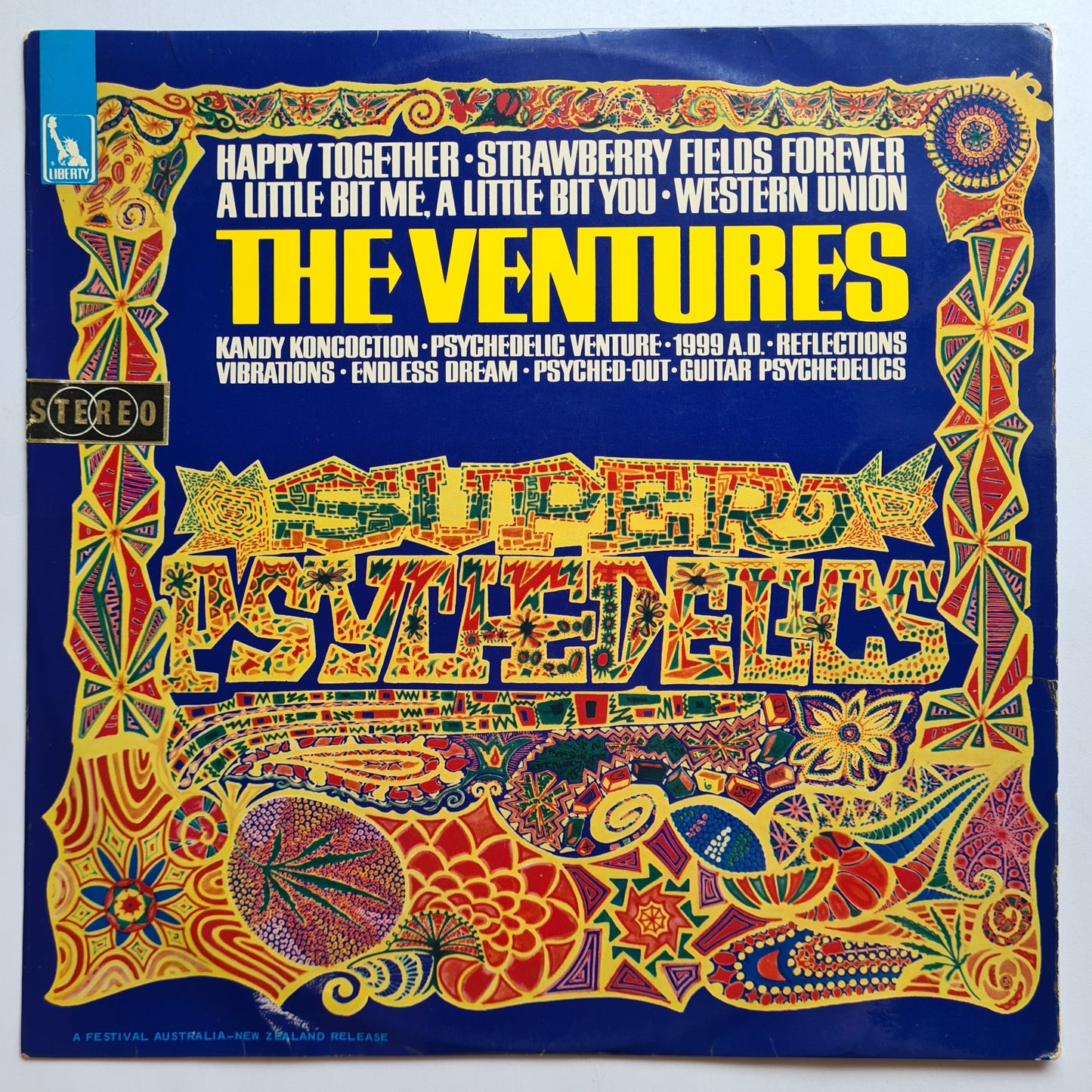 The Ventures – Super Psychedelics - 1967 - Vinyl Record LP