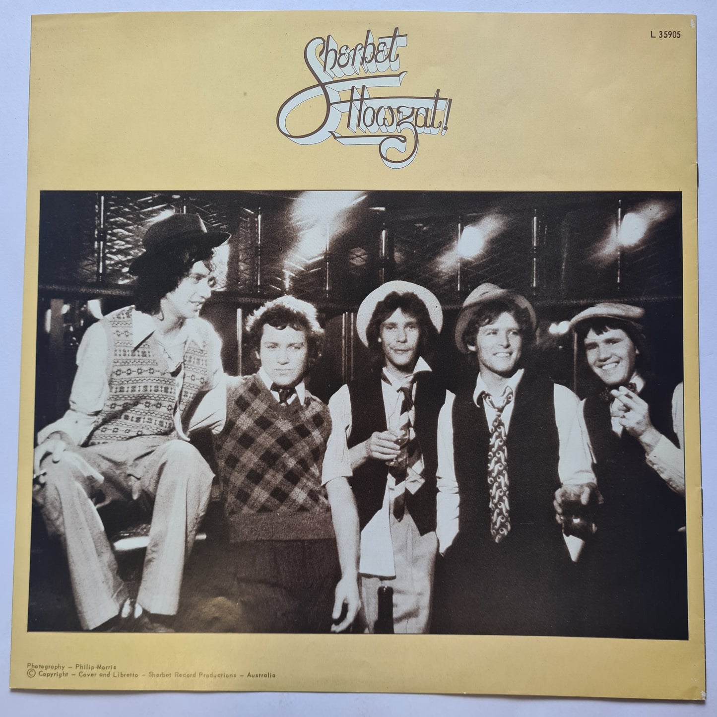 Sherbert – Howzat! - 1976 (Gatefold) - Vinyl Record LP (near mint, with booklet)