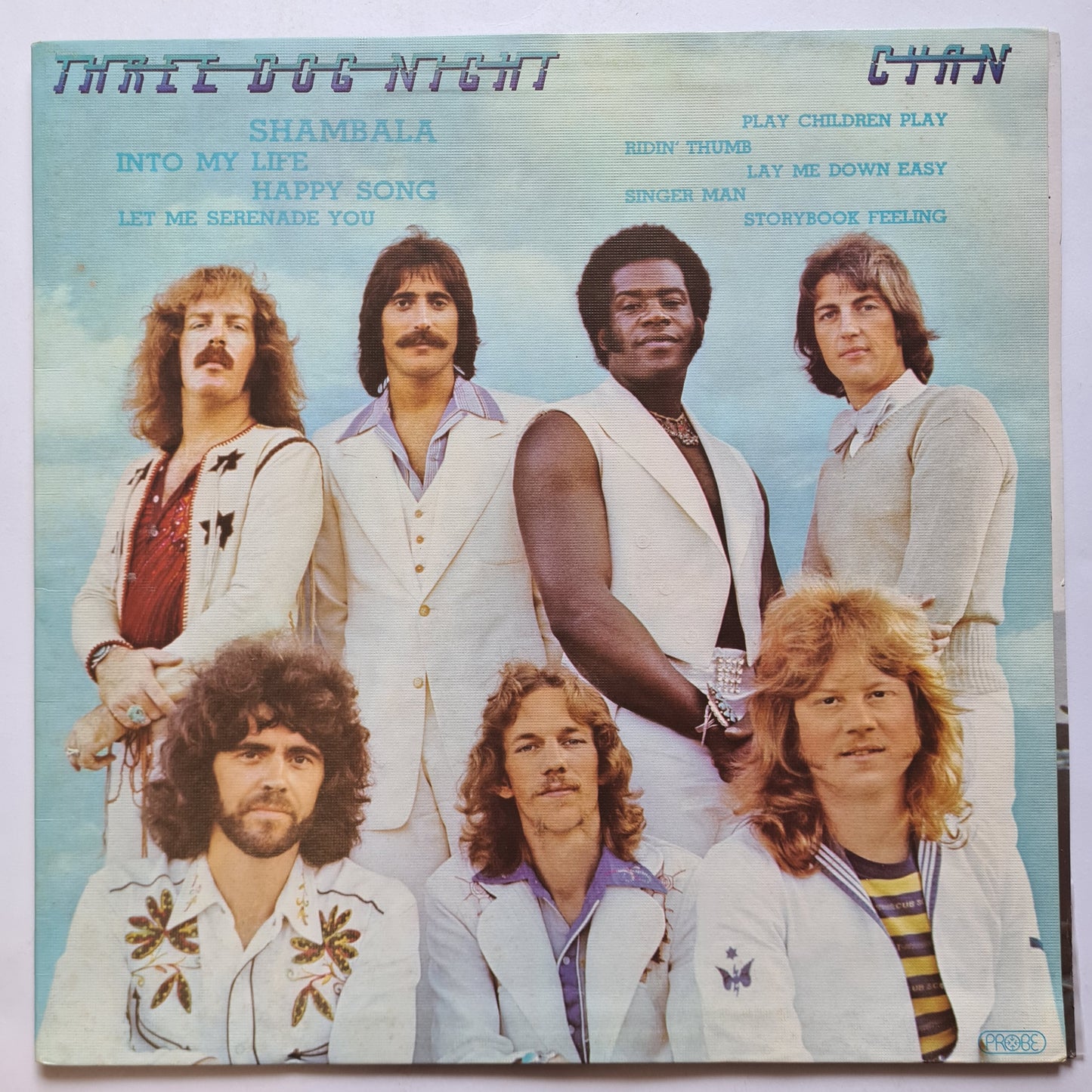 Three Dog Night – Cyan - 1973 (Near Mint) - Vinyl Record LP Gatefold)