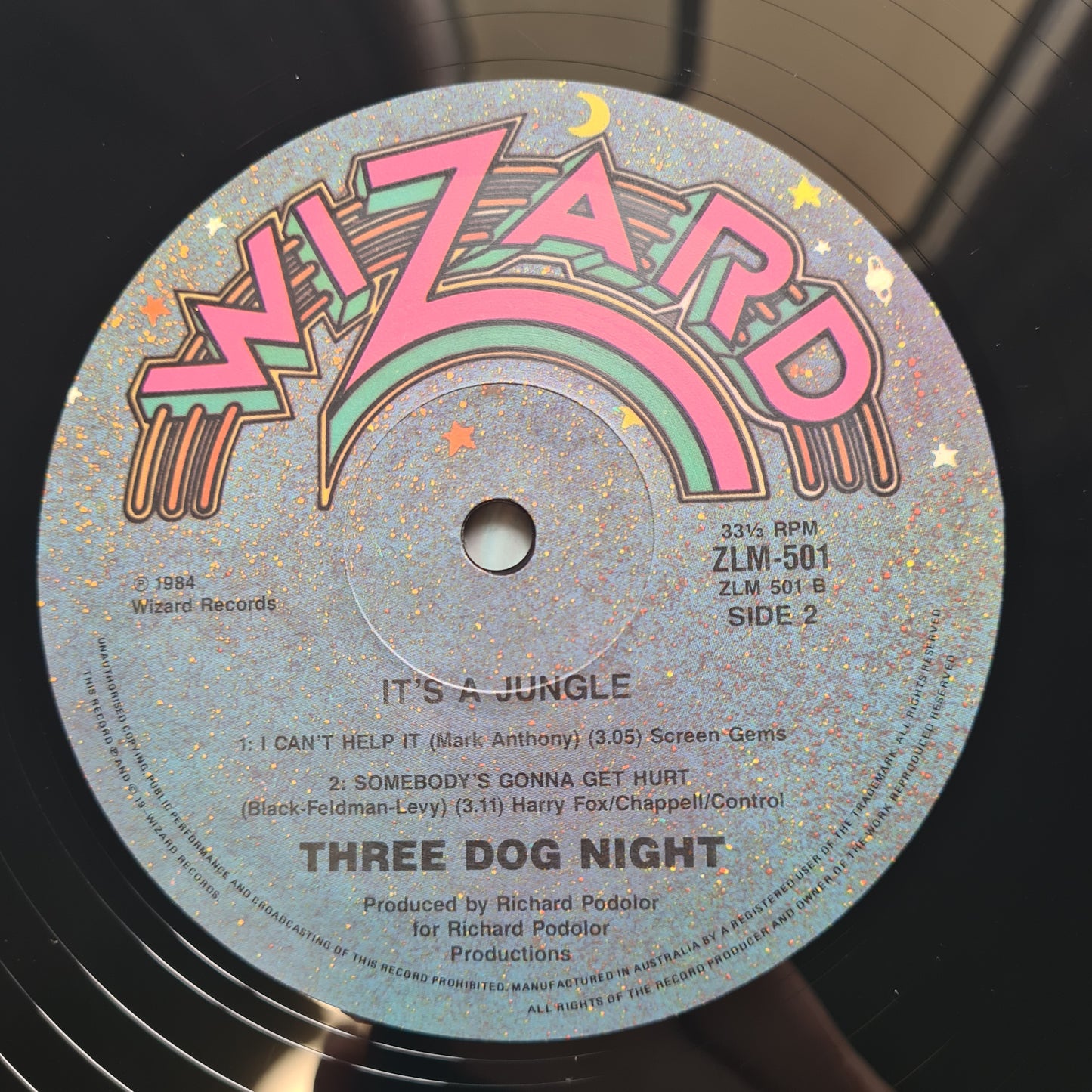 Three Dog Night – It's A Jungle - 1984 (Near Mint) - Vinyl Record LP