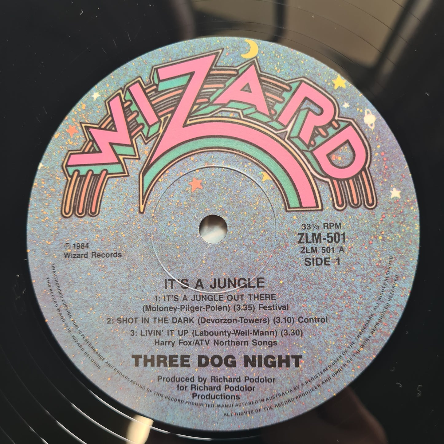 Three Dog Night – It's A Jungle - 1984 (Near Mint) - Vinyl Record LP