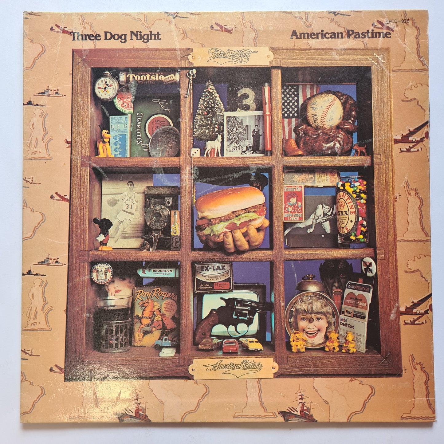 Three Dog Night – American Pastime - 1976 (Near Mint New Zealand Pressing) - Vinyl Record LP