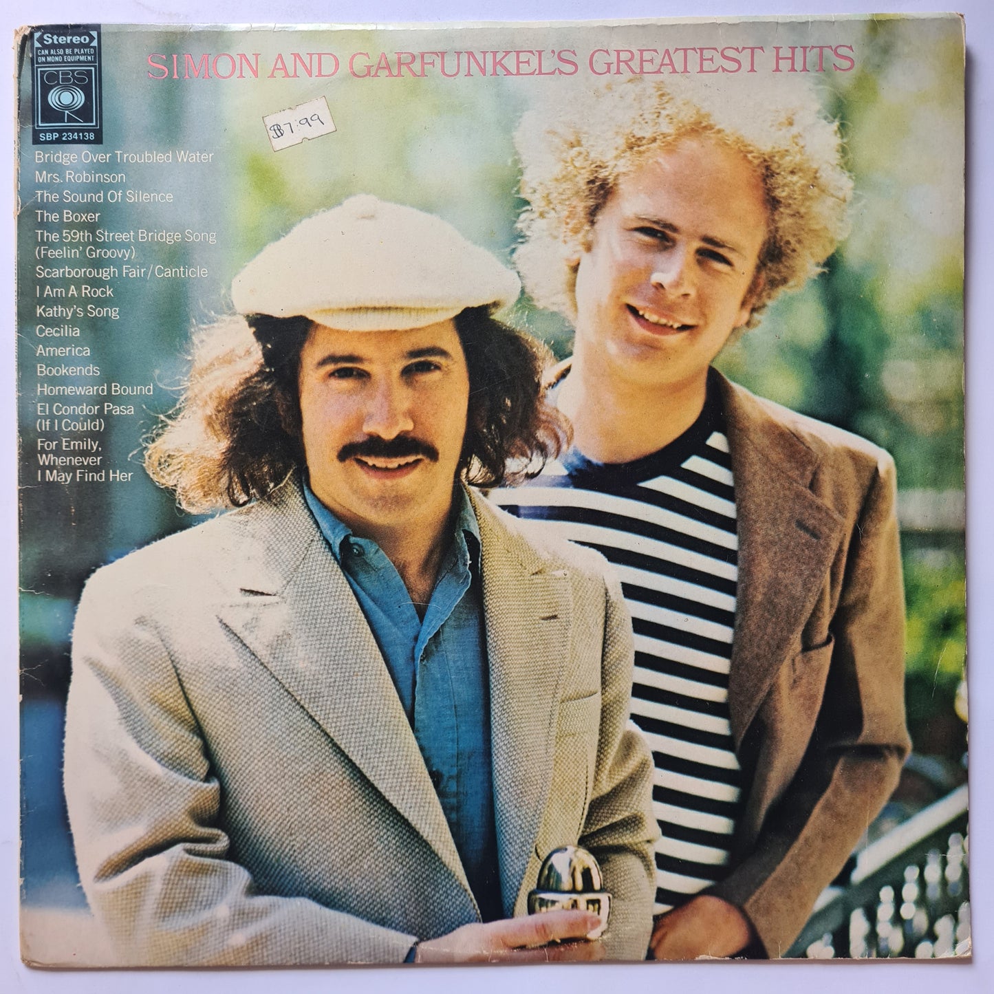 Simon & Garfunkel – Simon & Garfunkel's Greatest Hits - 1972 - Vinyl Record LP