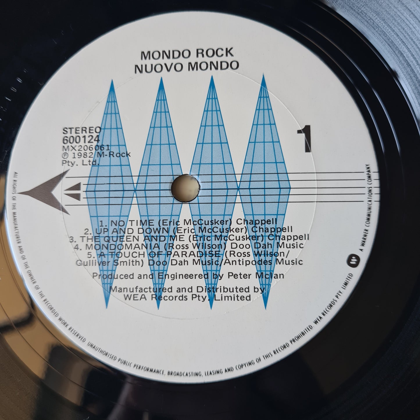 Mondo Rock – Nuovo Mondo - 1982 - Vinyl Record LP