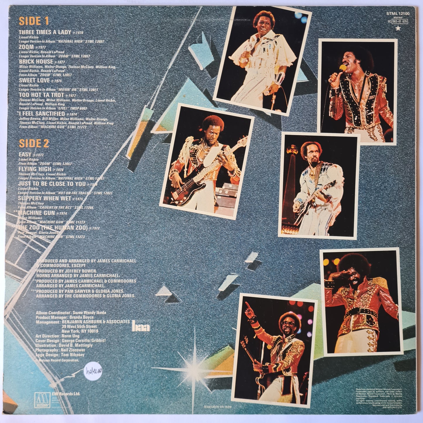 Commodores – Greatest Hits - 1978  - Vinyl Record LP