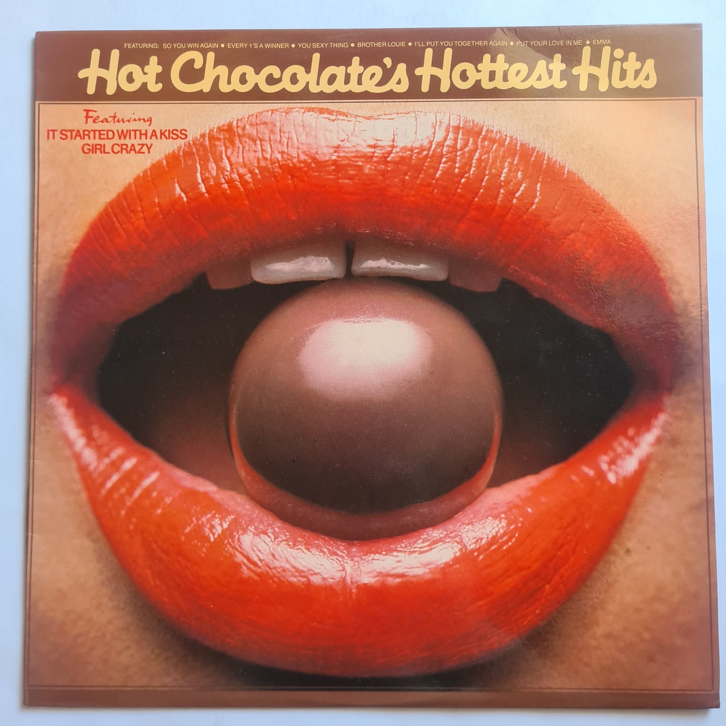 Hot Chocolate – Hot Chocolate's Hottest Hits - 1982 - Vinyl Record