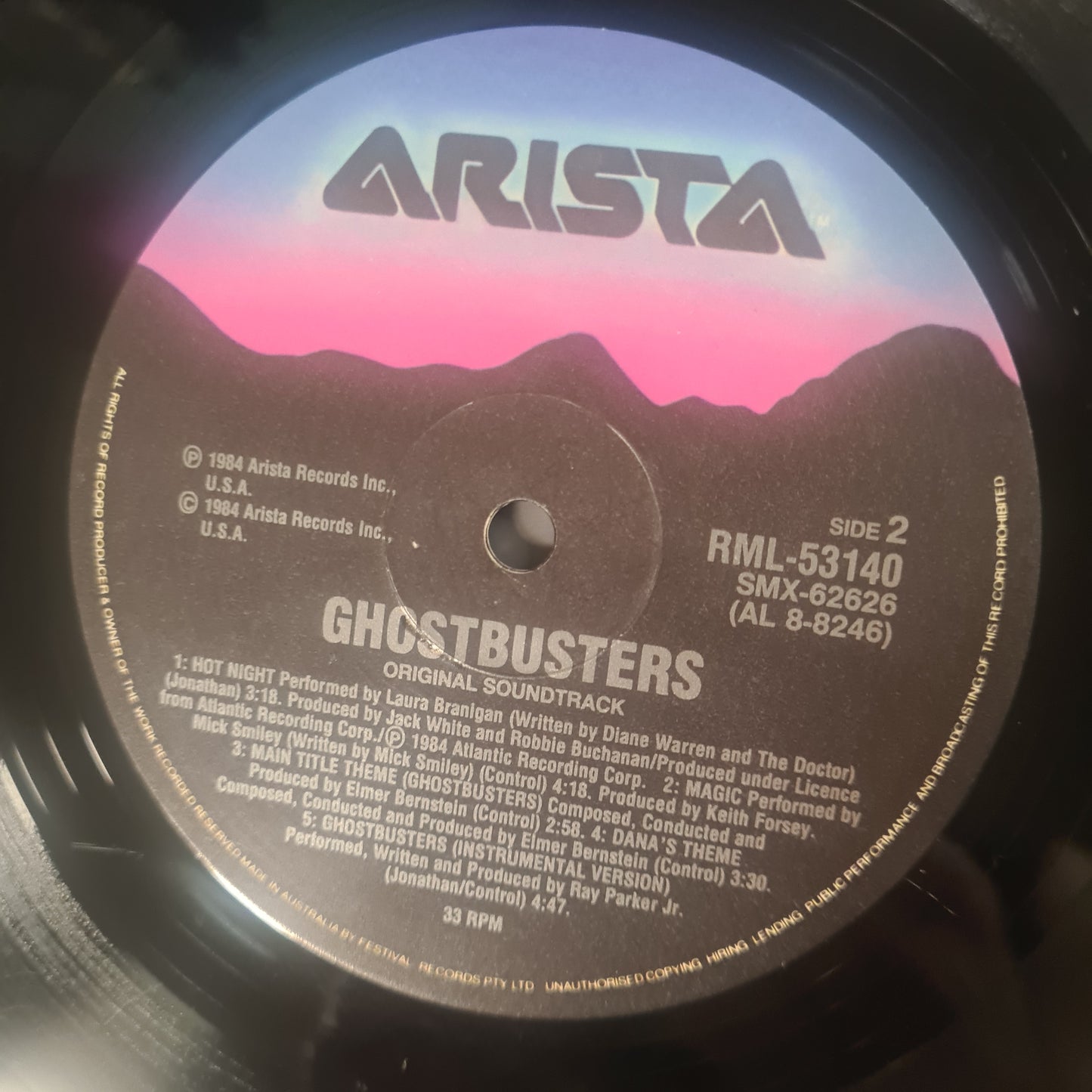 Various – Ghostbusters (Original Soundtrack Album)- 1985 - Vinyl Record LP