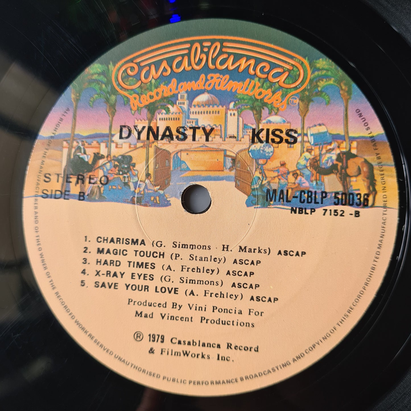 KISS – Dynasty - 1979 - (Greek Pressing) Vinyl Record LP