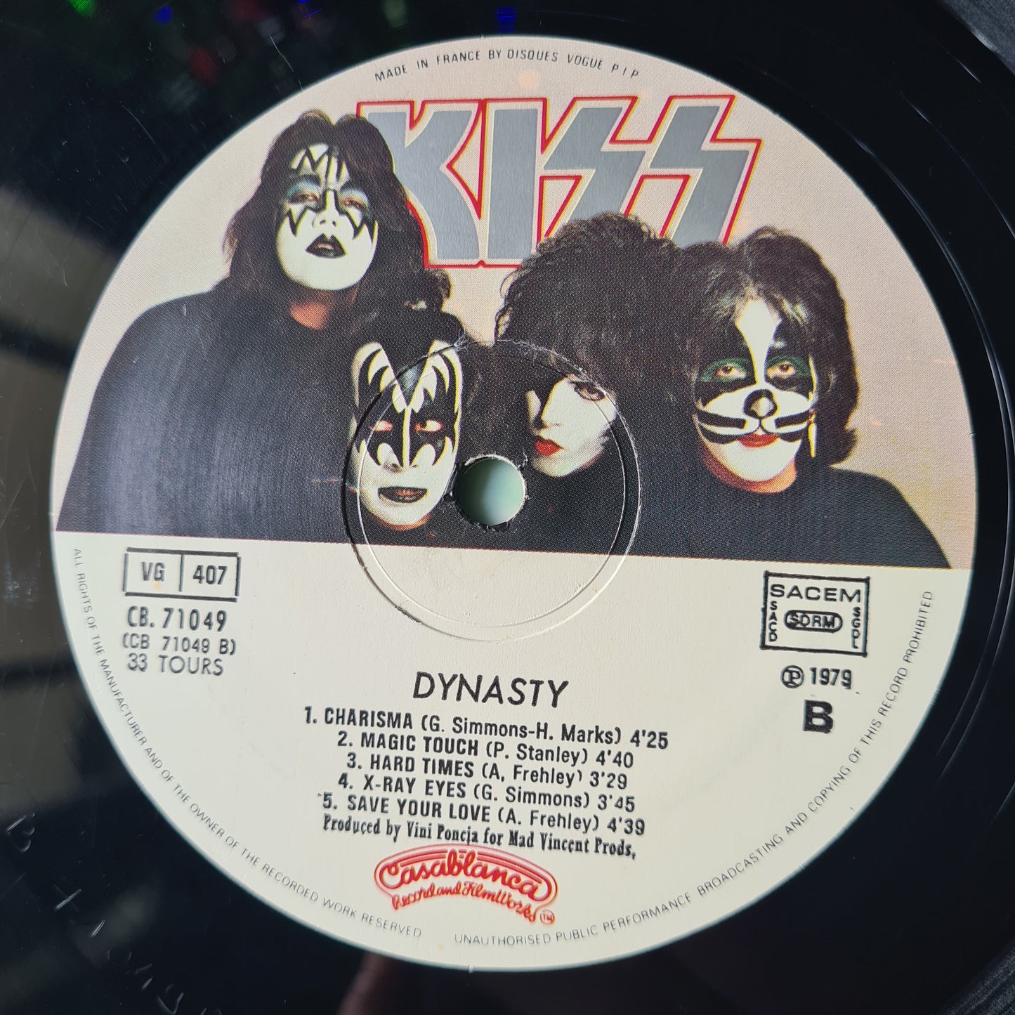 KISS – Dynasty - 1979 - (French Pressing) Vinyl Record LP