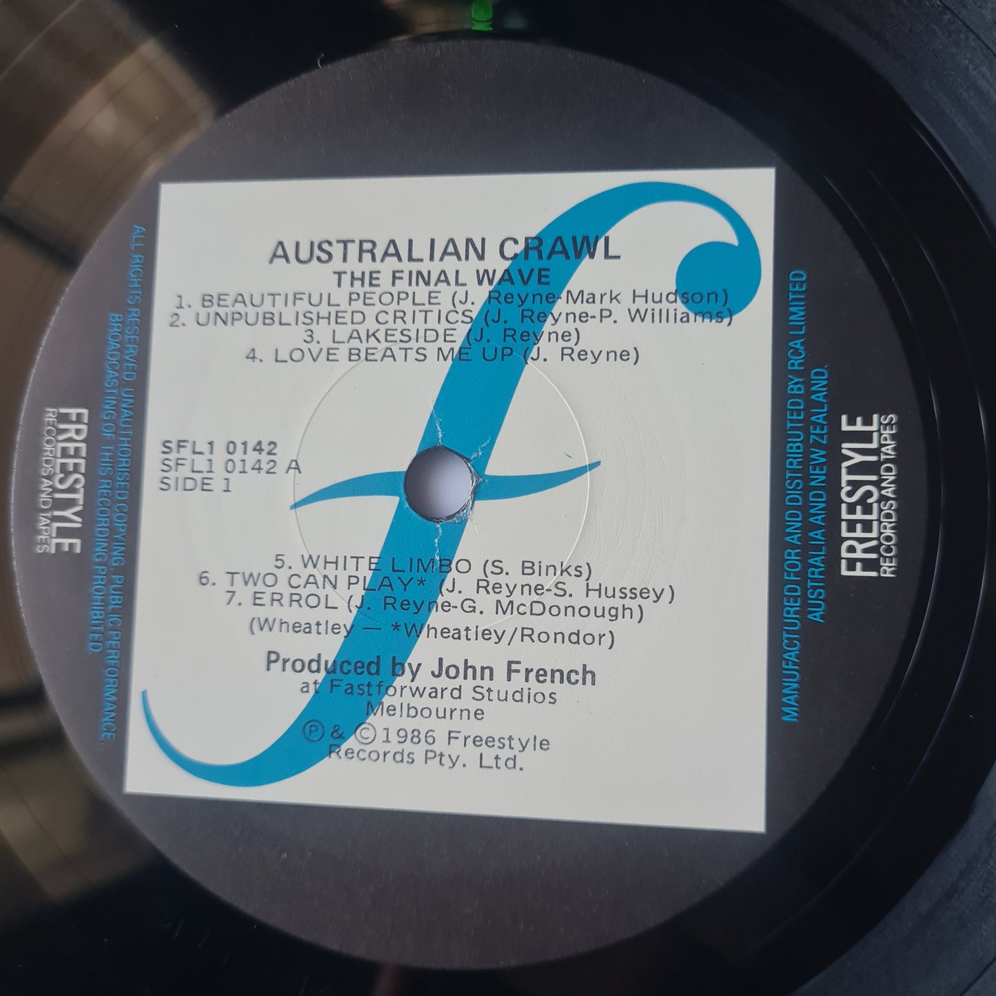 Australian Crawl – The Final Wave: Recorded Live Last concert - 1986 (Gatefold) - Vinyl Record LP