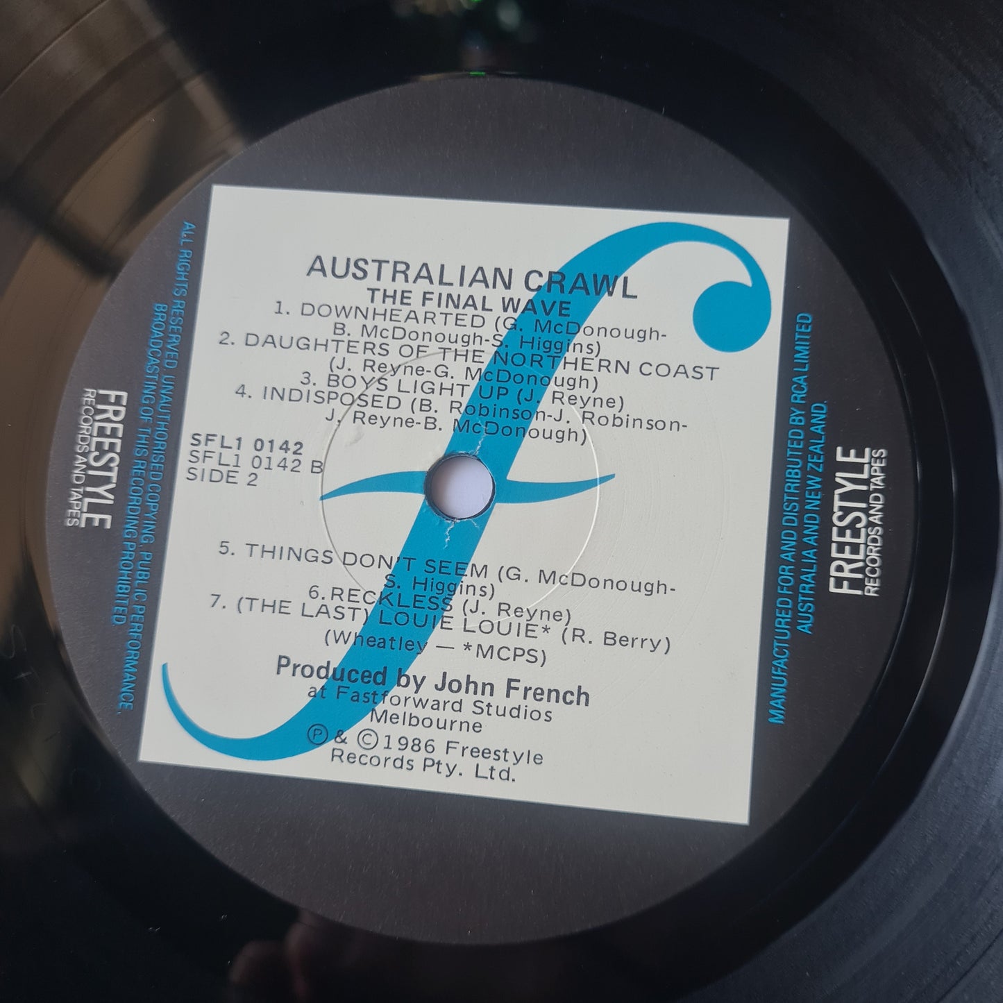 Australian Crawl – The Final Wave: Recorded Live Last concert - 1986 (Gatefold) - Vinyl Record LP