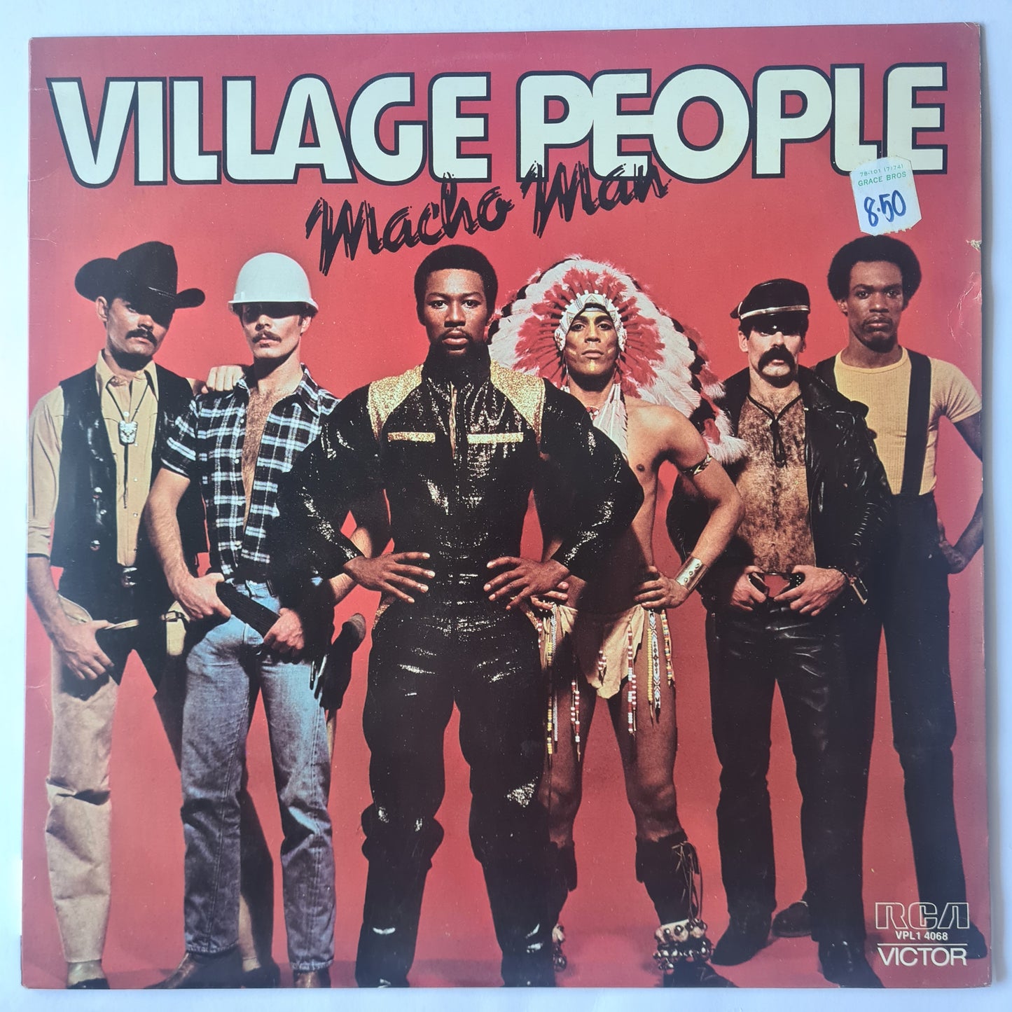 Village People – Macho Man - 1977 - Vinyl Record