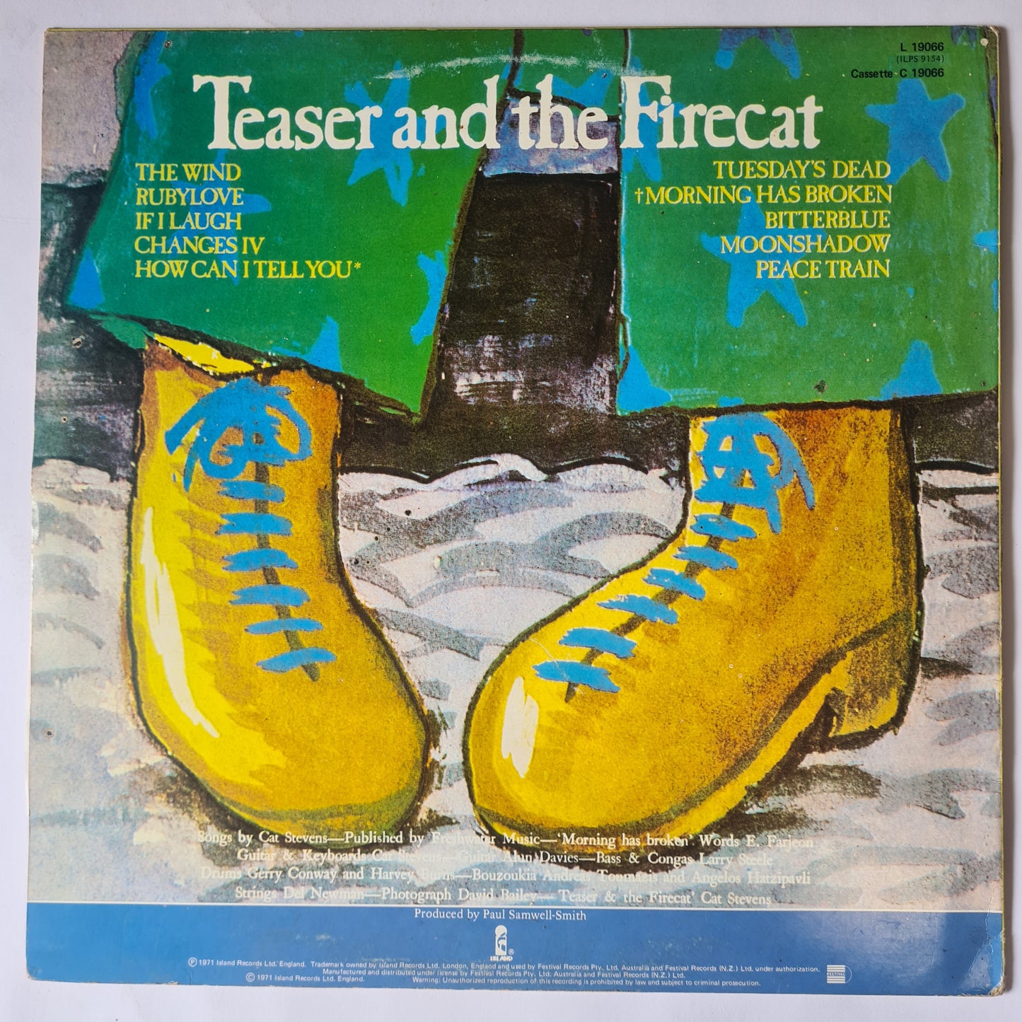 Cat Stevens – Teaser & The Firecat - 1971 (1988 Australian Pressing)- Vinyl Record LP