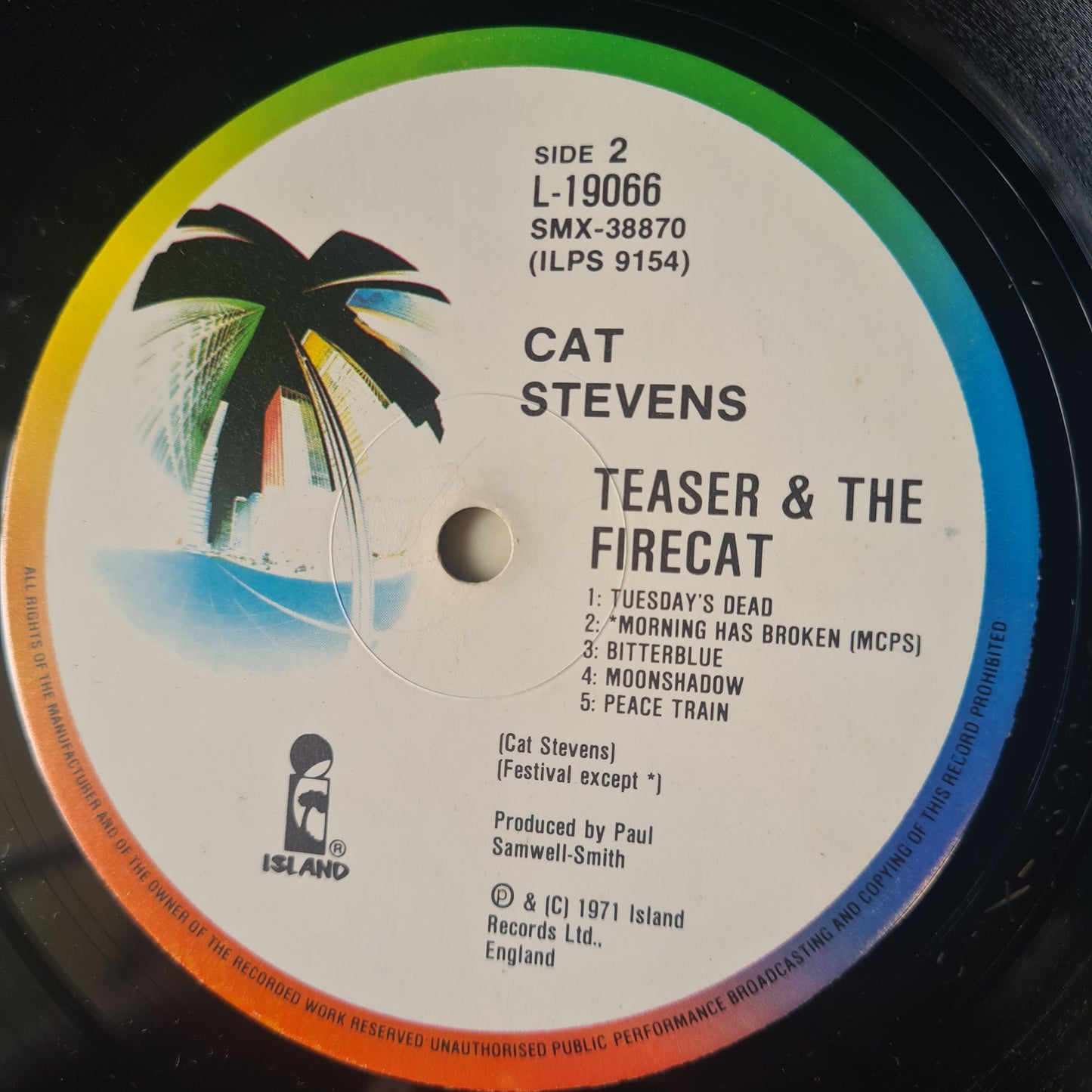 Cat Stevens – Teaser & The Firecat - 1971 (1988 Australian Pressing)- Vinyl Record LP