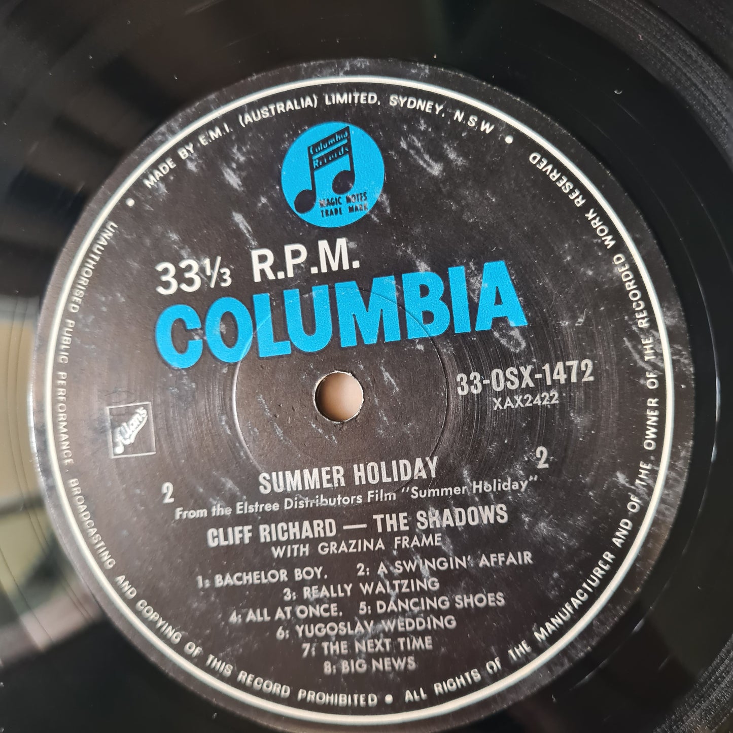 Cliff Richard & The Shadows – Summer Holiday - 1963  - Vinyl Record LP