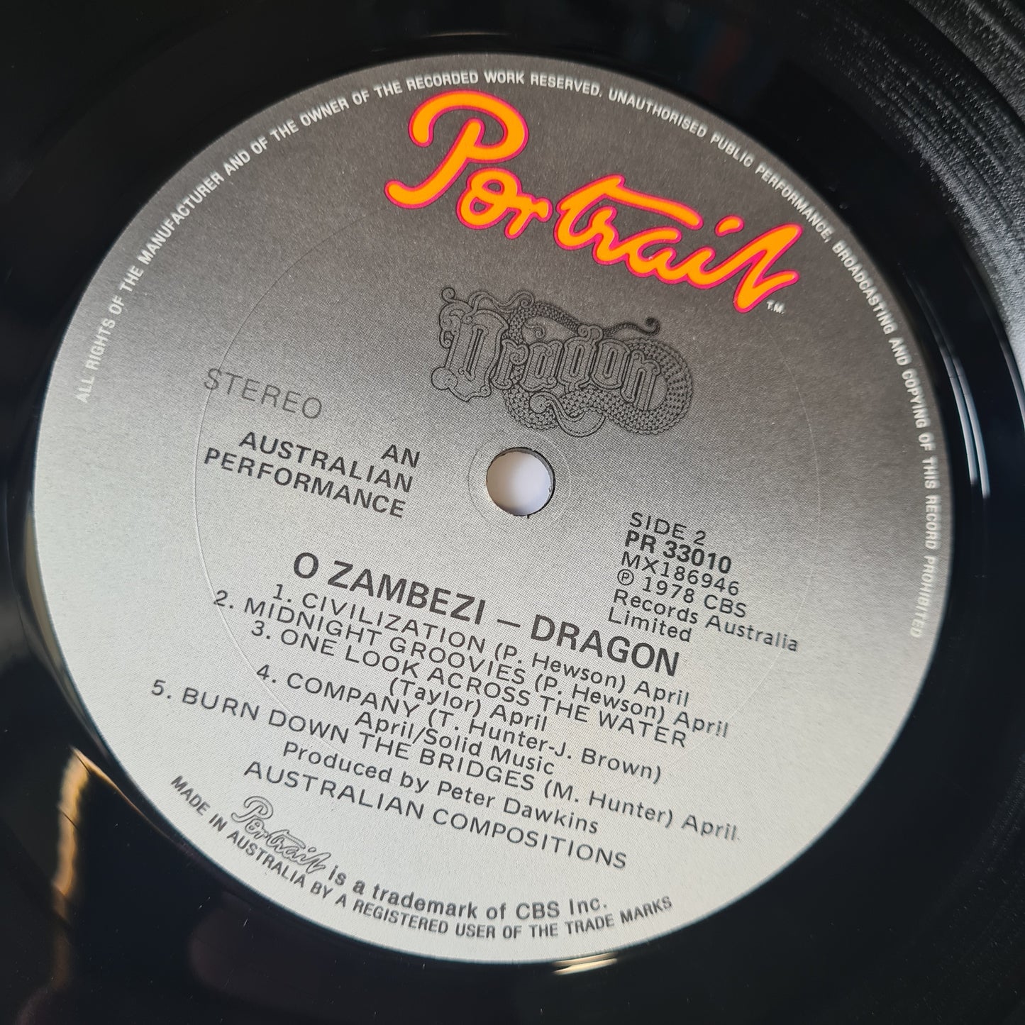 Dragon – Ozambezi - 1978 - Vinyl Record LP (near mint)