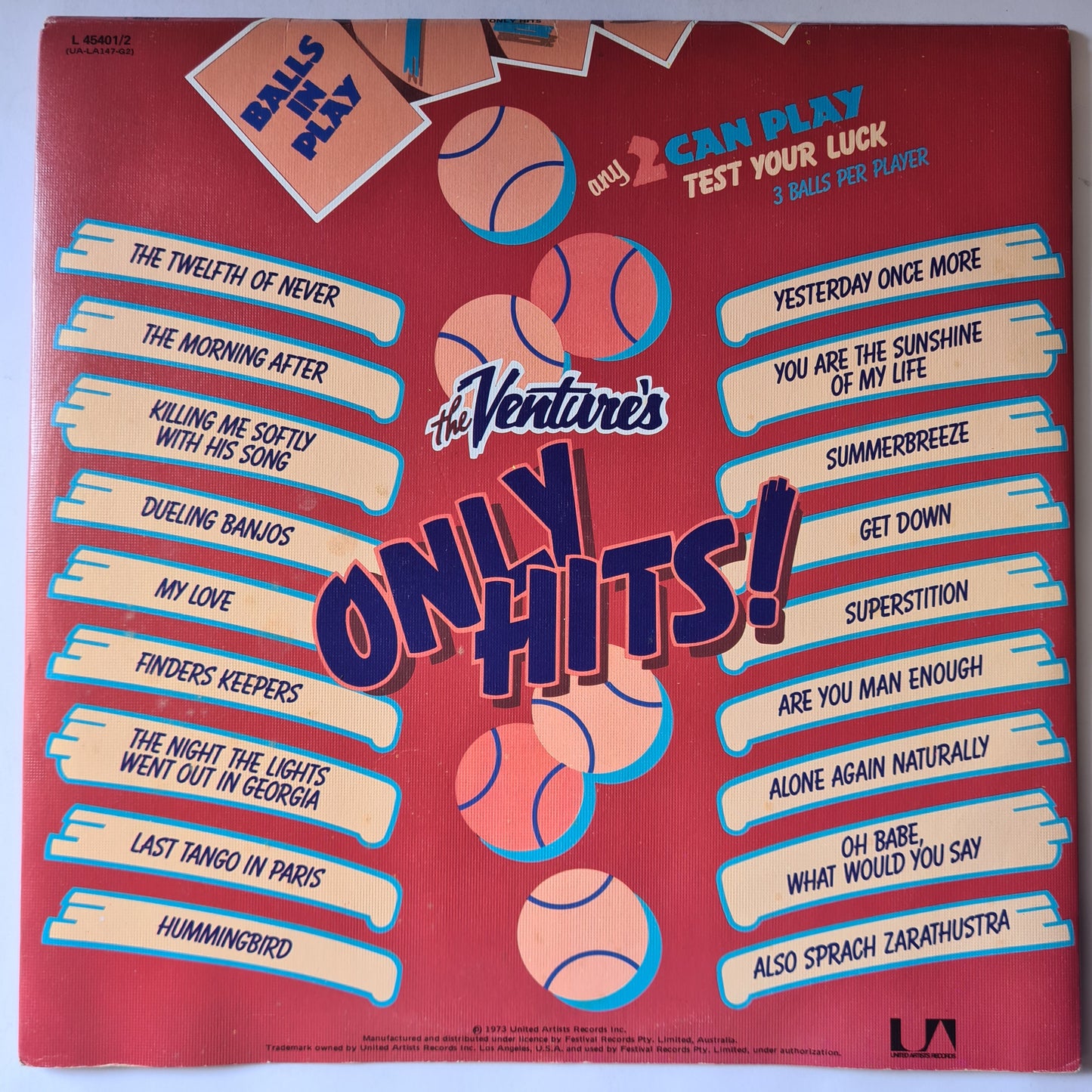 The Ventures – Only Hits! - 1973 - Gatefold, Vinyl Record 2LP