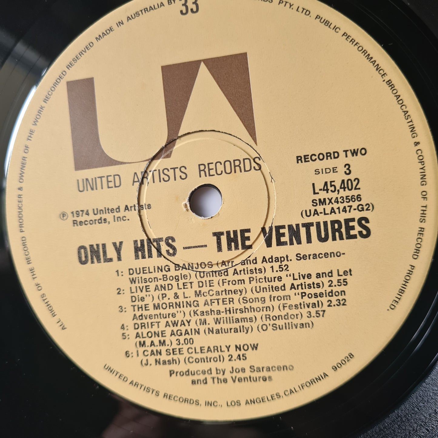 The Ventures – Only Hits! - 1973 - Gatefold, Vinyl Record 2LP