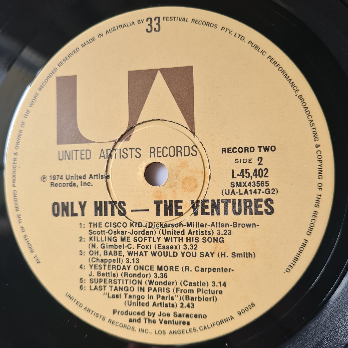 The Ventures – Only Hits! - 1973 - Gatefold, Vinyl Record 2LP