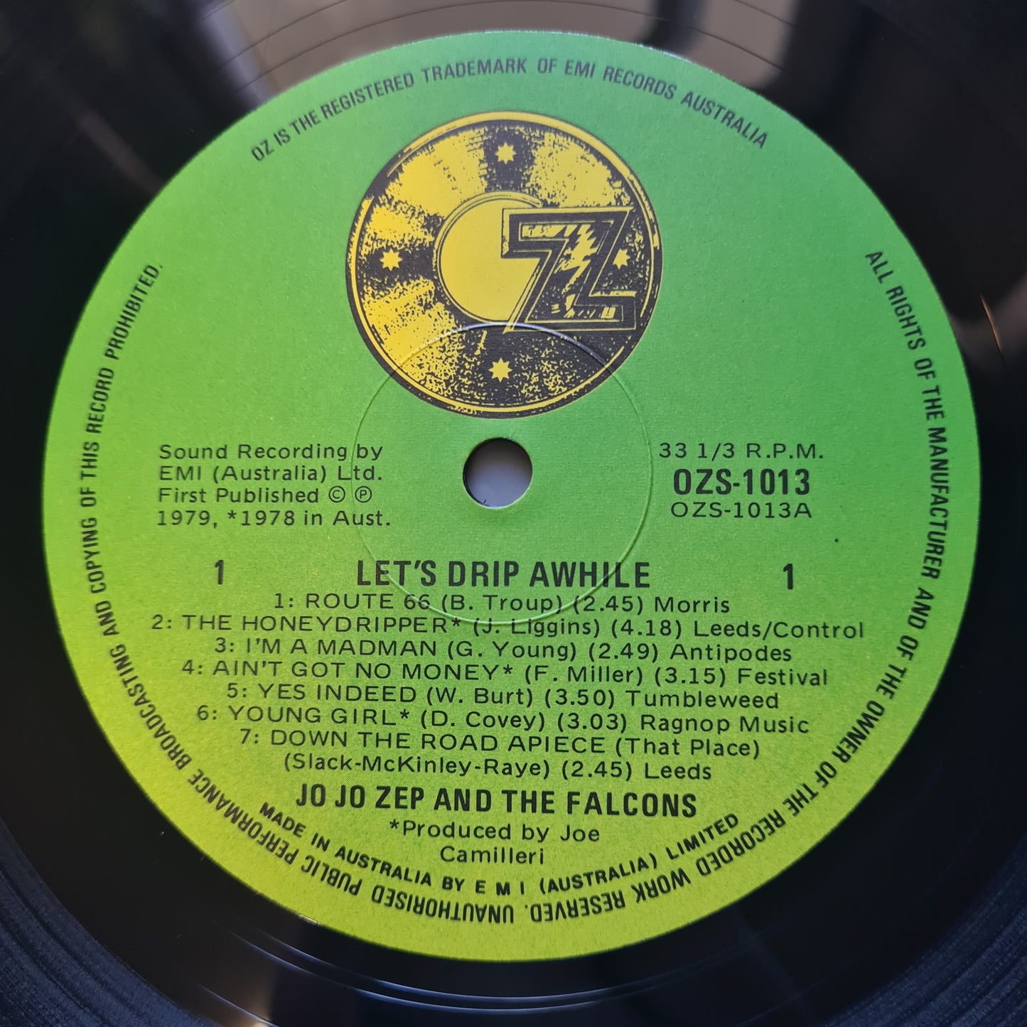 Jo Jo Zep & The Falcons – Let's Drip - 1976 - Vinyl Record LP (near mint)