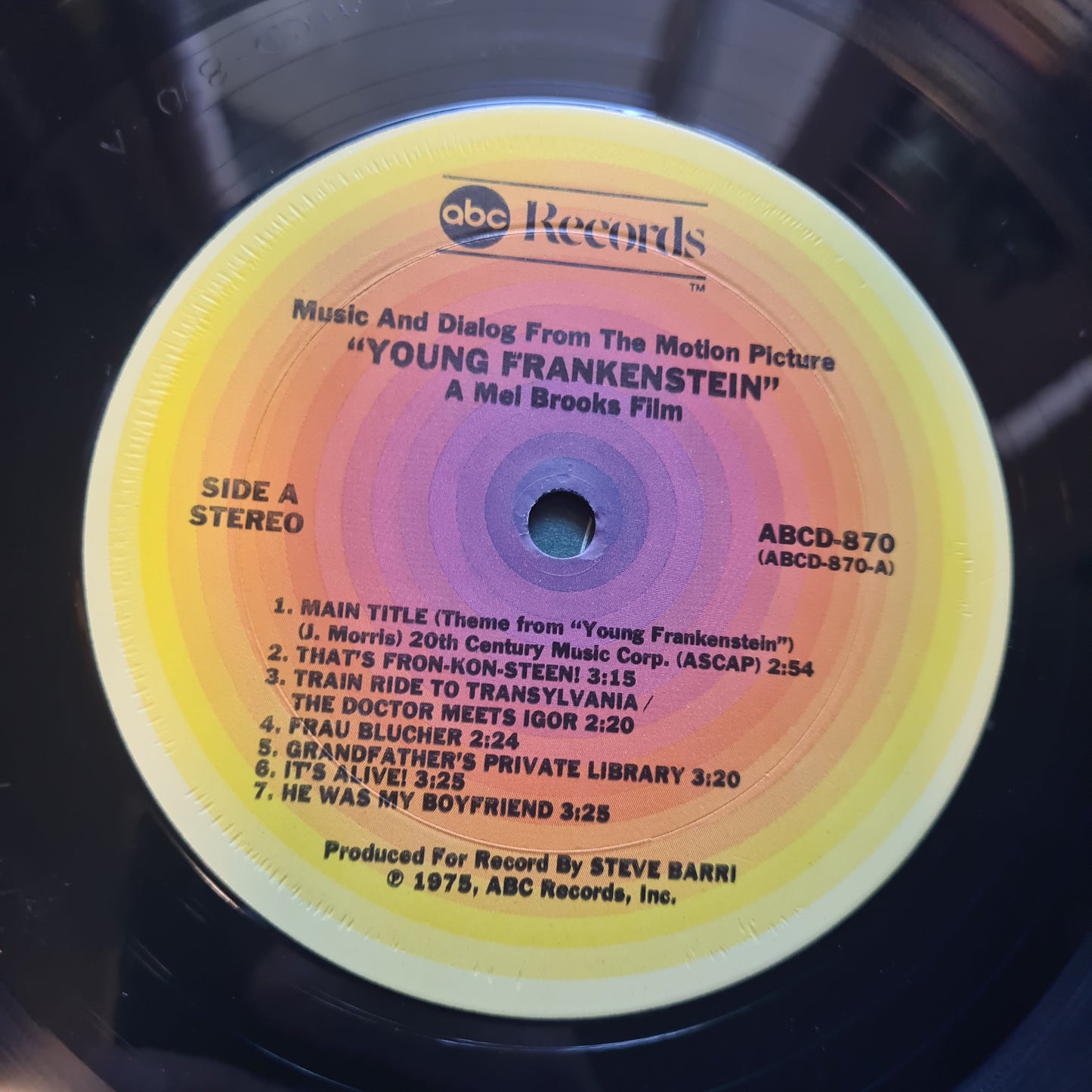 John Morris – Dialogue & Music From Original Soundtrack Of "Young Frankenstein" - 1975 - Vinyl Record LP (Copy)